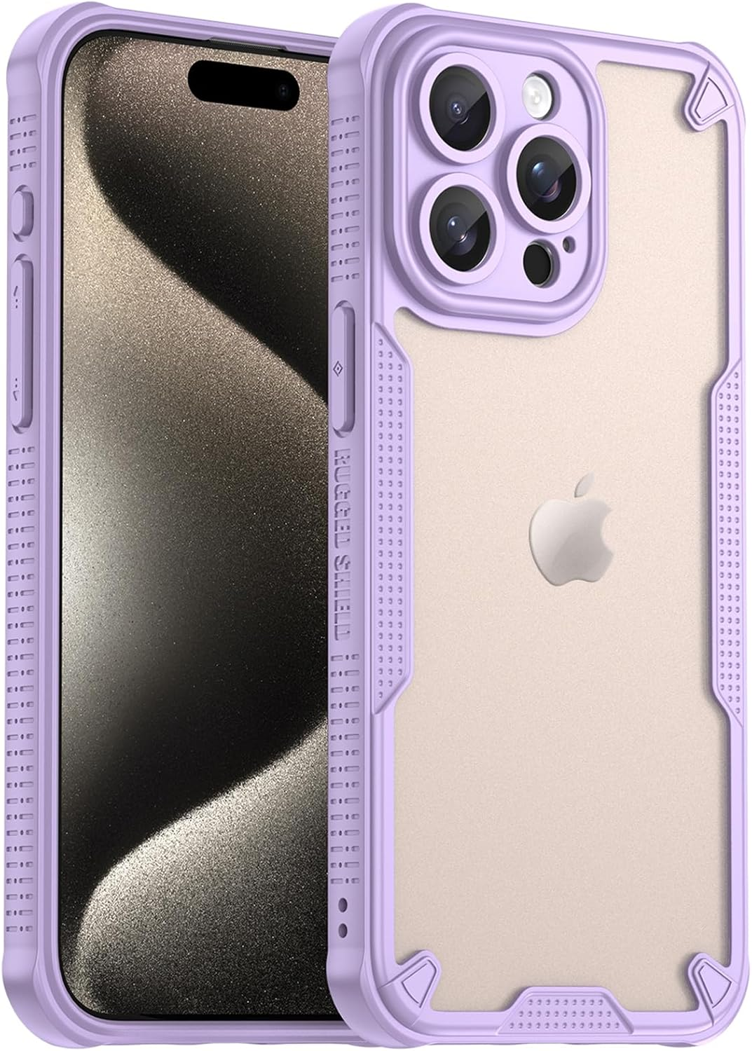 RUNGOS for Iphone Xs Max Case Translucent Matte [Remarkable Mil-Grade Shockproof] [Slim Fit, Anti-Slip Side] [Wireless Charging] 10Ft Drop Tested Bumper Cover for Iphone Xs Max Phone Case 2018
