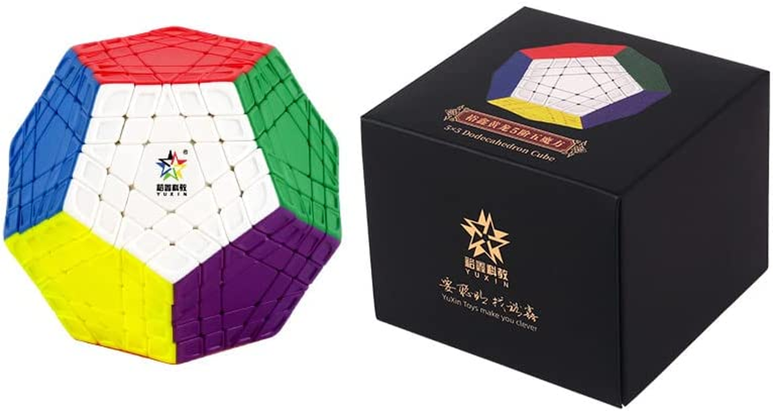 Cuberspeed Yuxin Gigaminx Stickerless Megaminx 5X5 Layer Speed Cube Gigaminx 5X5 Puzzle Cube image number 1