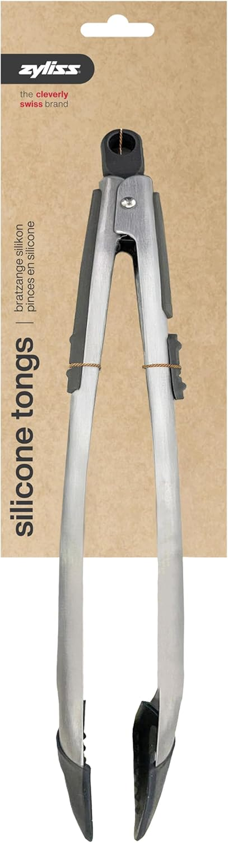 Zyliss Pastry Brush - Silicone Bristles | Temperature Resistant up to 240&deg;C | Removable Bristle Head for Convenient Cleaning | Ideal for Basting, Glazing, and Coating Pastries | White/Grey image number 3