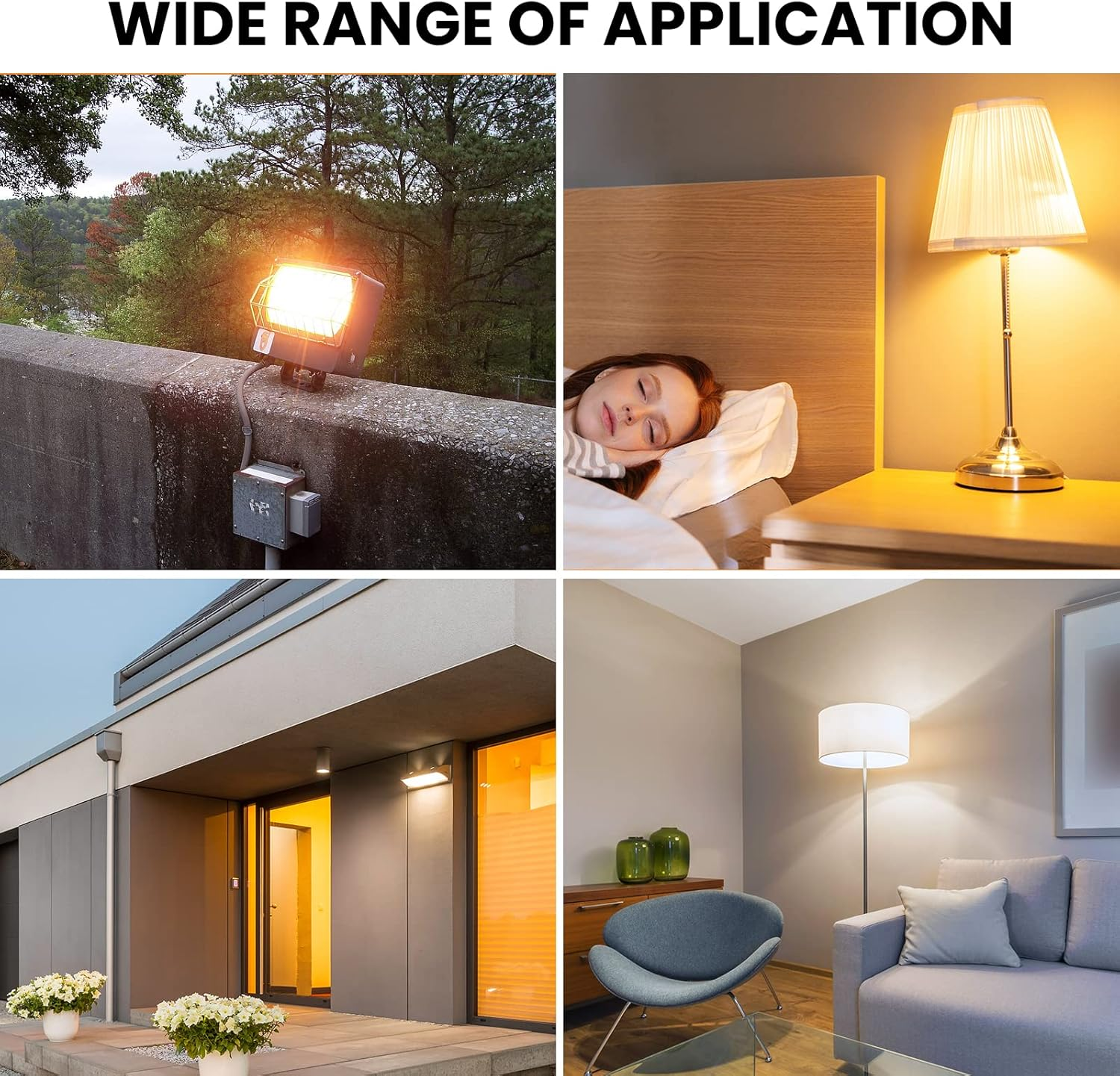 Luxvista R7S 78Mm 80W Halogen Bulb Dimmable, J78 T3 Linear Halogen Pencil Lamp 1390Lm Spotlight for Floor Lamps, Landscape Lights, Security, Streetlight (5-Pack, Warm White 2800K) image number 3