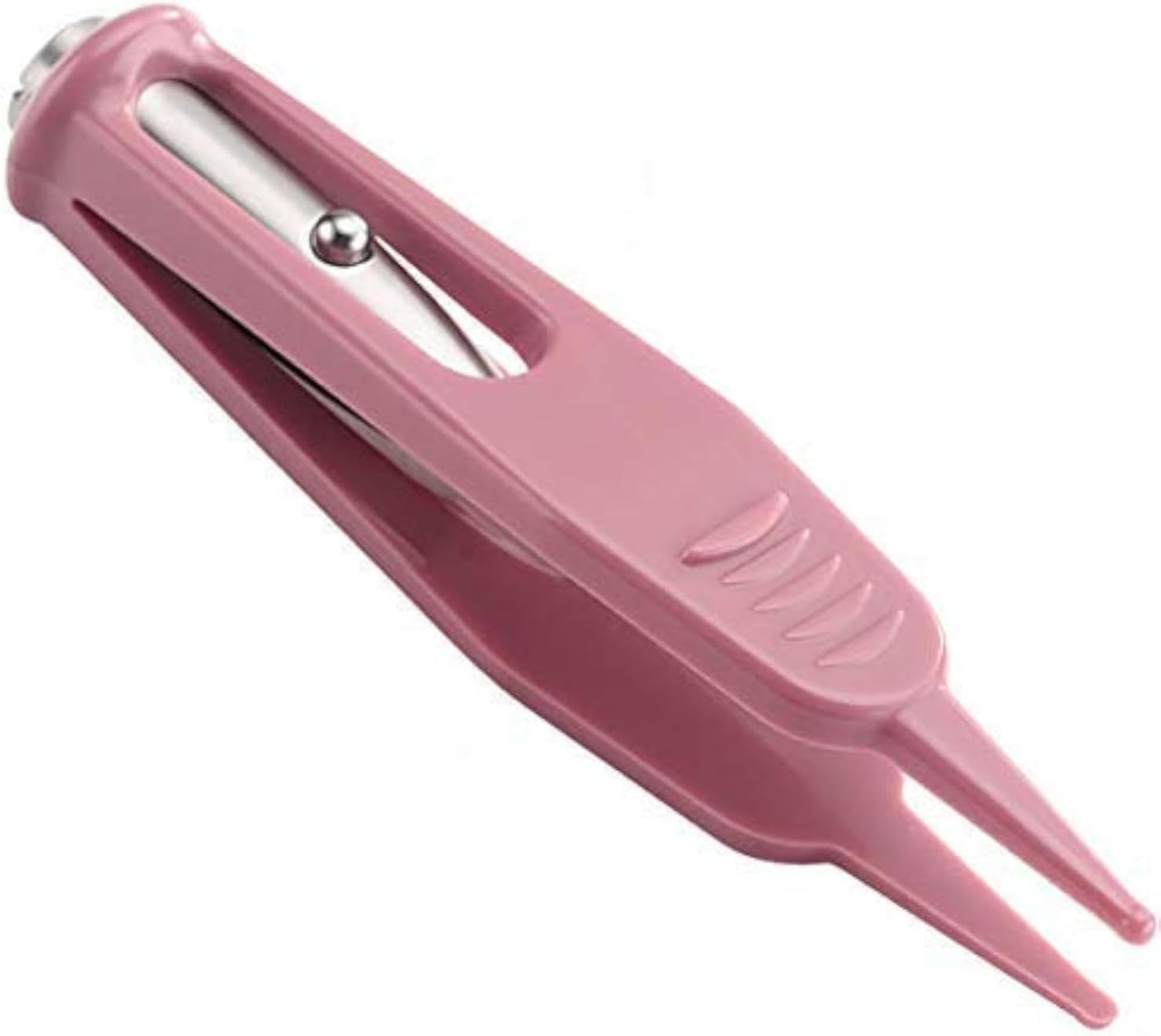 1PCS Infant Nose Cleaning Tweezer with LED Light Round-Head Safe and Effective Clip Care Ear Nose Navel Clean Tool Nipper Plier Pincet Forceps for Relieves Stuffy Nose image number 3