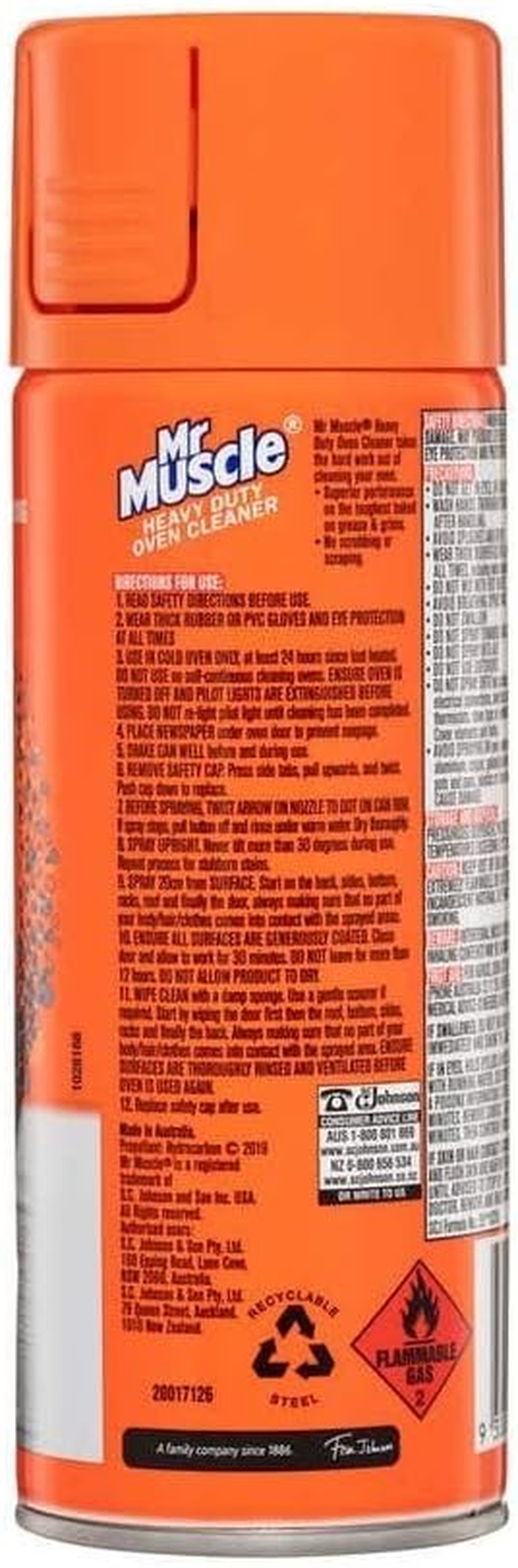 Mr Muscle Heavy Duty Oven Cleaner 300 G image number 2