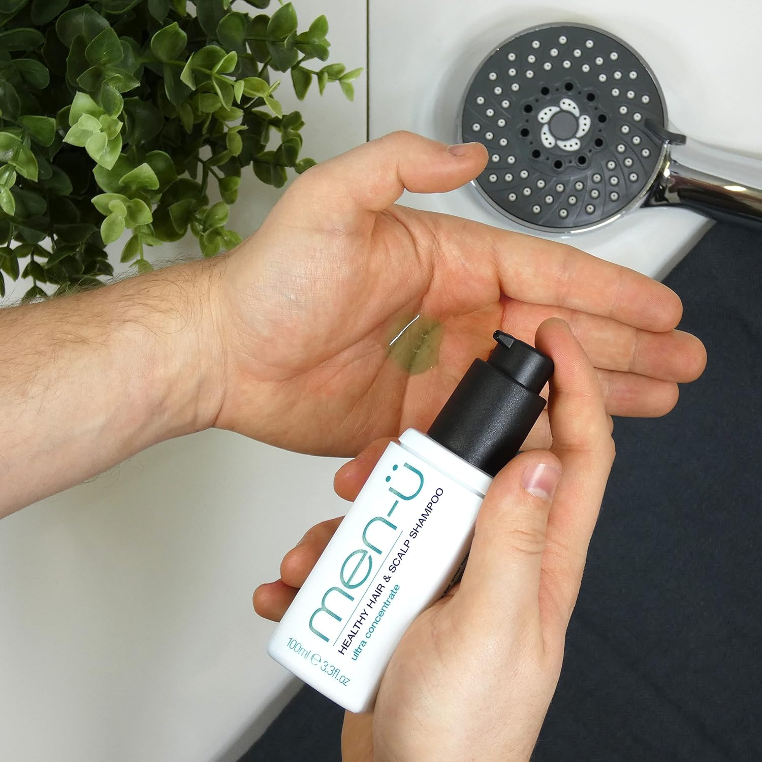 Men-U HEALTHY HAIR & SCALP MENS SHAMPOO, up to 120 Shampoos &ndash; Ultra Concentrate, Long Lasting anti Dandruff Shampoo, Great for Overcoming Dandruff, Flaky, Itchy Scalp 100Ml image number 2