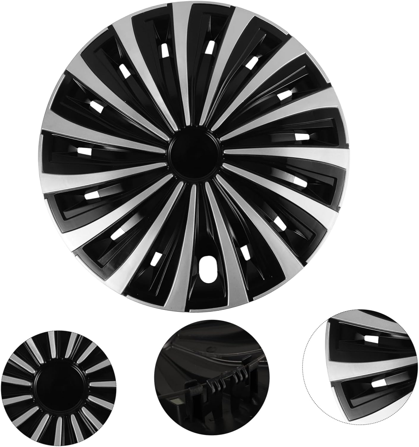 VALICLUD Car Hub Cap Decorative Hubcaps Automotive Wheel Hub Covers for Hubcaps Rims for Car image number 5