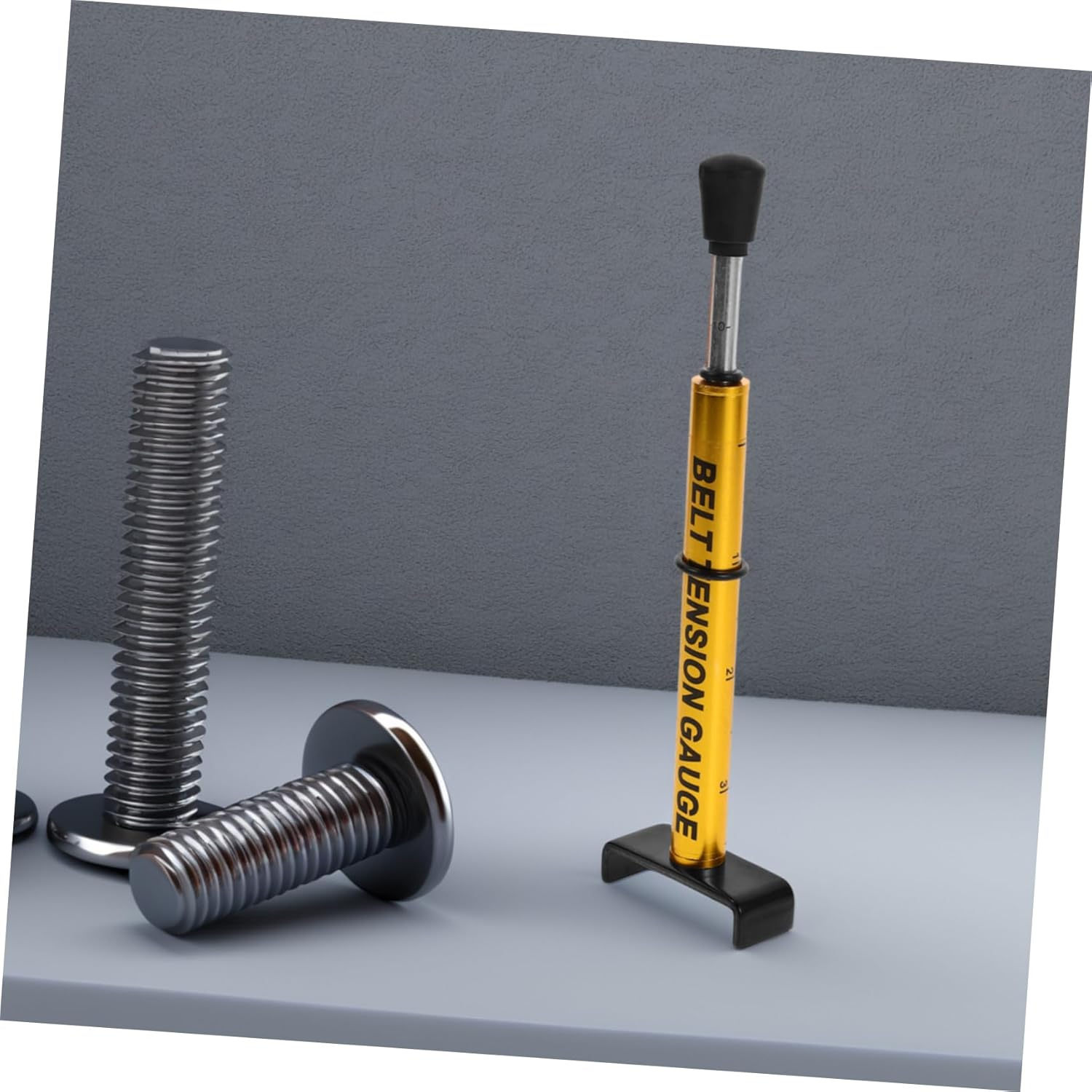 Universal Belt Tensioner Pulley Tool 10Lbs Adjustable Ratchet Accurate Drive Belt Tension Gauge for Automotive and Motorcycle Maintenance Repair image number 2