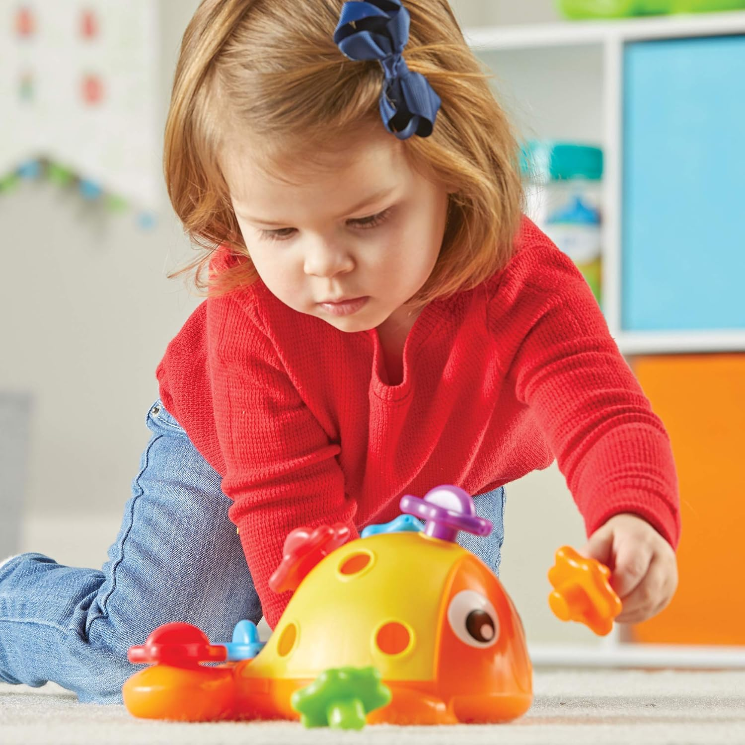 Learning Resources LER9093 Finn the Fine Fish, Sensory & Fine Motor Toy, Ages 18 Months+, OSFA