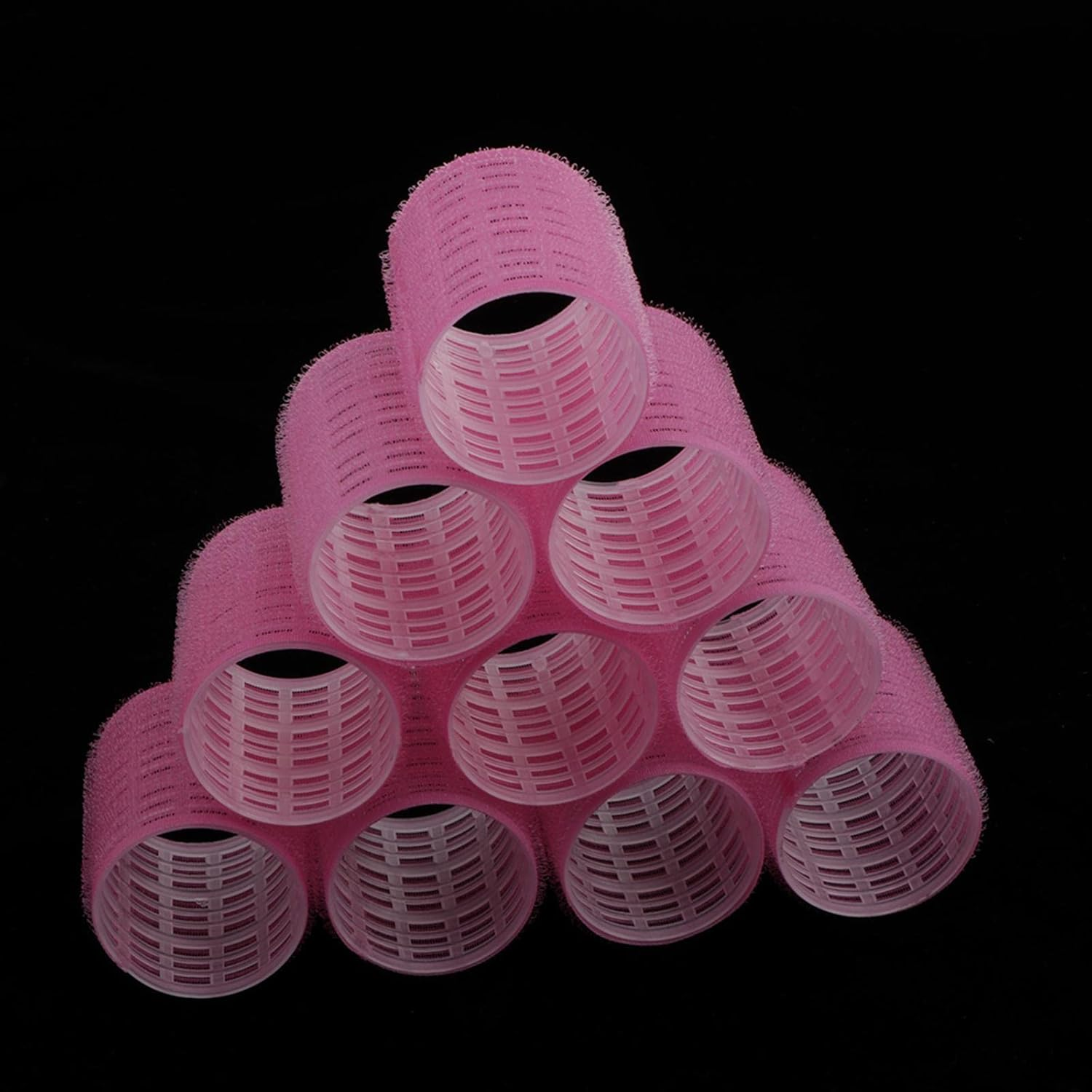 Magideal 10Pcs/Pack Large Medium Small, Grip by Self, Salon Hairdressing Curlers - Various Sizes, 48Mm image number 6