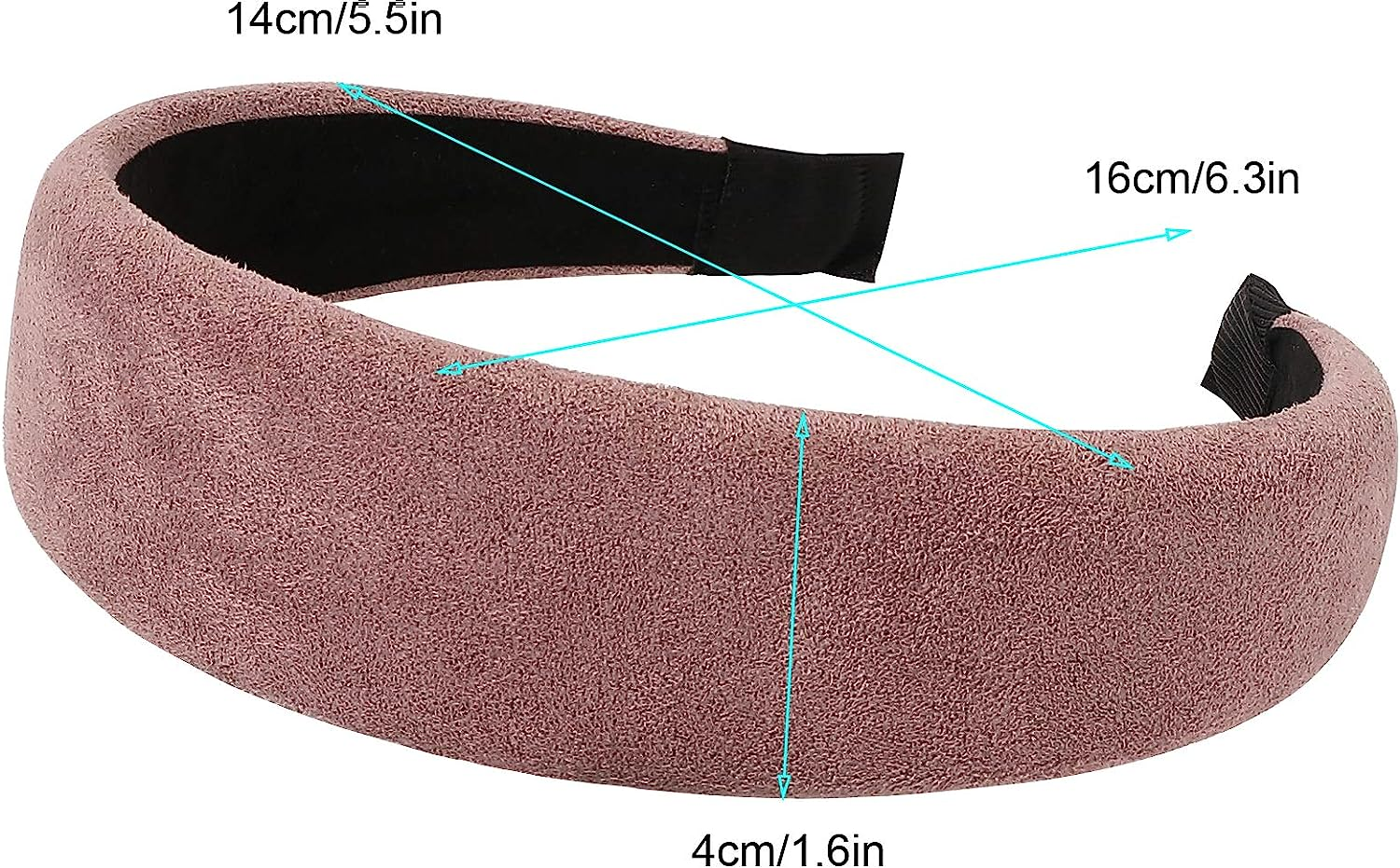 Ivyu Headbands for Women Head Bands - Fashion Womens Headband Diademas Para Mujer De Moda Hair Accessories Hairbands for Girls No Slip Cute Black Pink Gray Headband Gift for Women image number 6