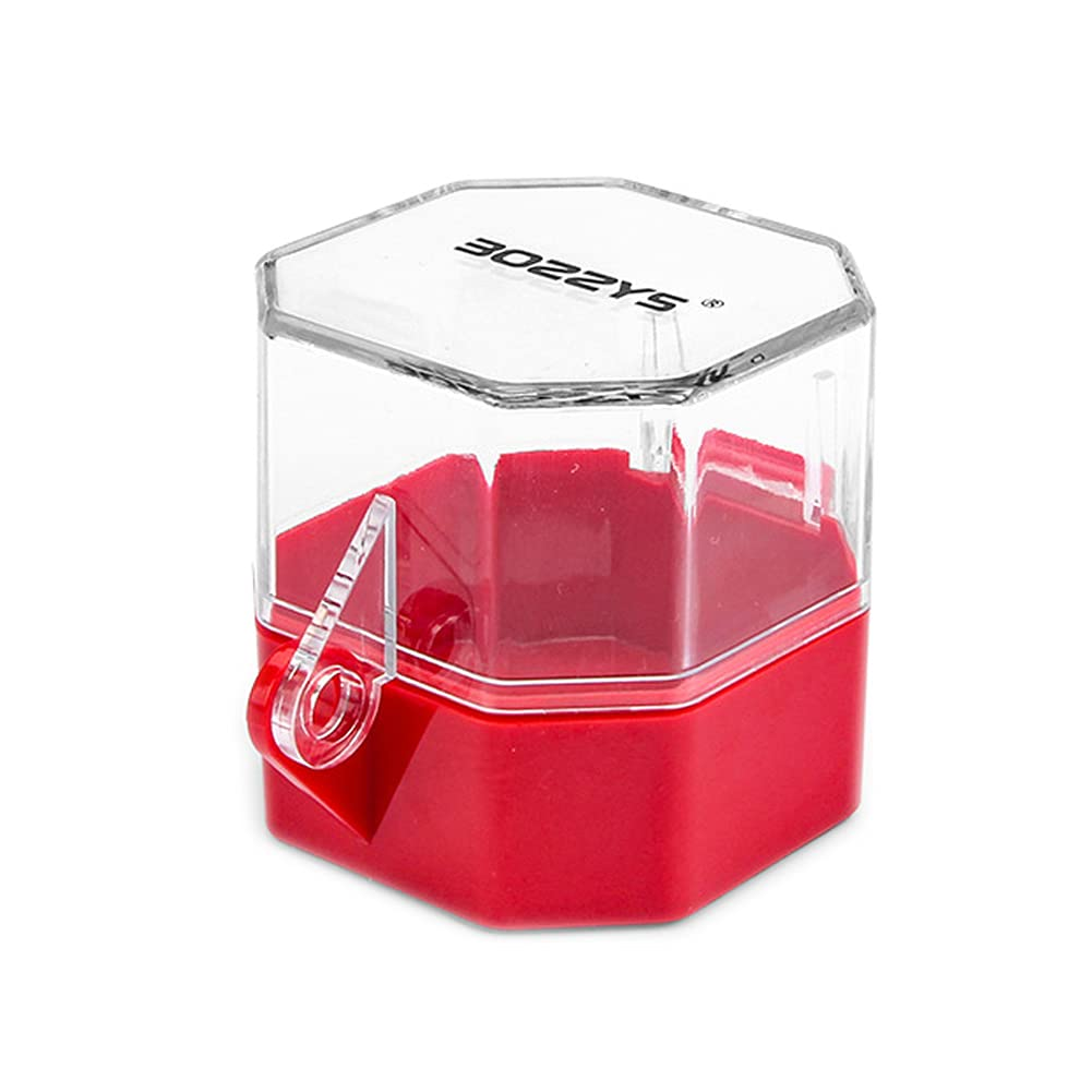 SCRTB Emergency Stop Push Button Switch 1 Pcs Emergency Stop Protection Cover,Emergency Stop Push Button,Add Protection Cover,Stop Switch Box with Key Lock image number 3