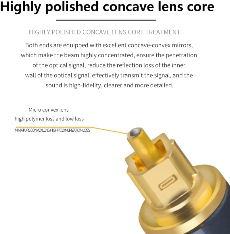 5.1 Hifi Digital Fiber Optic Cable Coaxial Line for DVD Player Amplifier Home SPDIF Audio Speaker (Size : 3M) image number 3