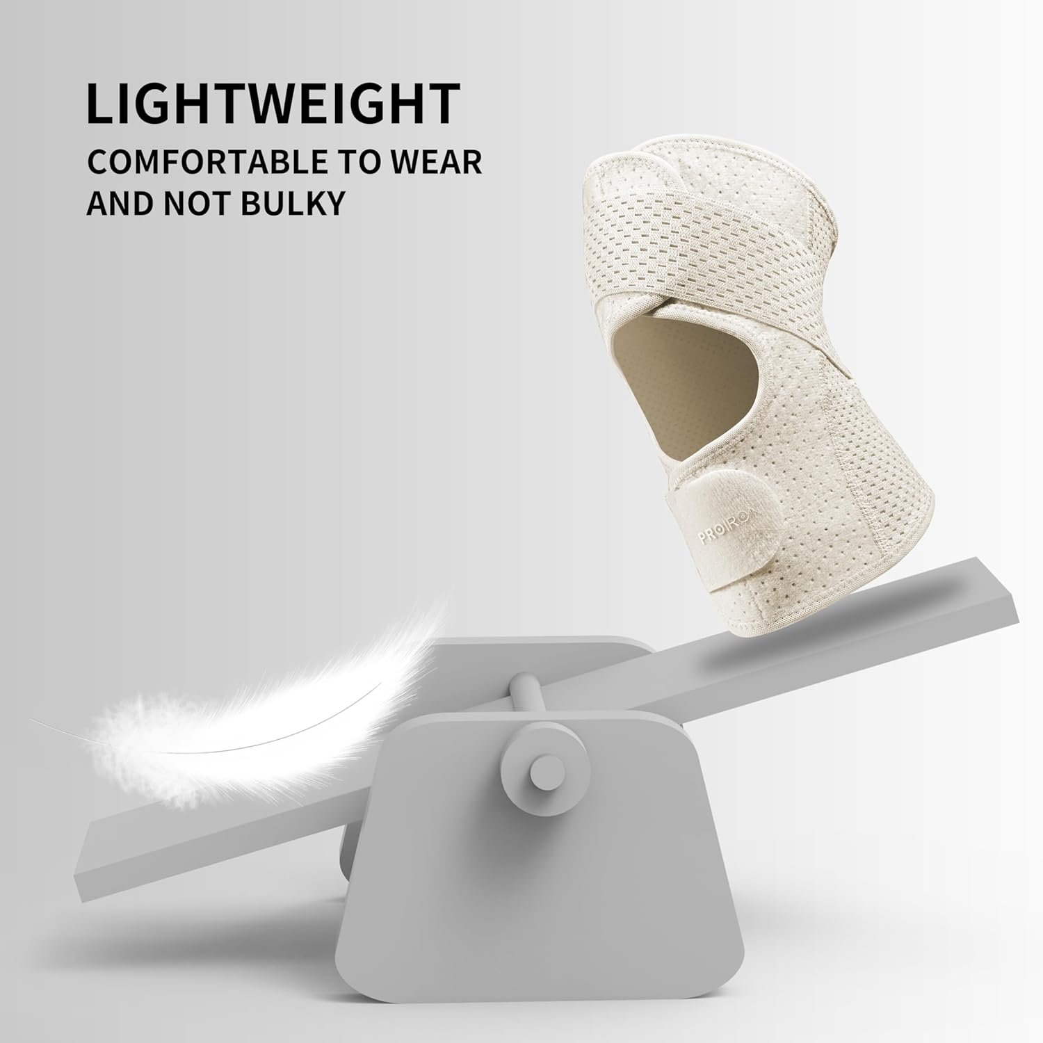 PROIRON Breathable Knee Support Brace Lightweight, Patella Tendon Knee Strap Adjustable for Men Women, Sports, Running, Walking, Basketball, Joint Pain Relief - M - L-Pack Of 1 image number 5