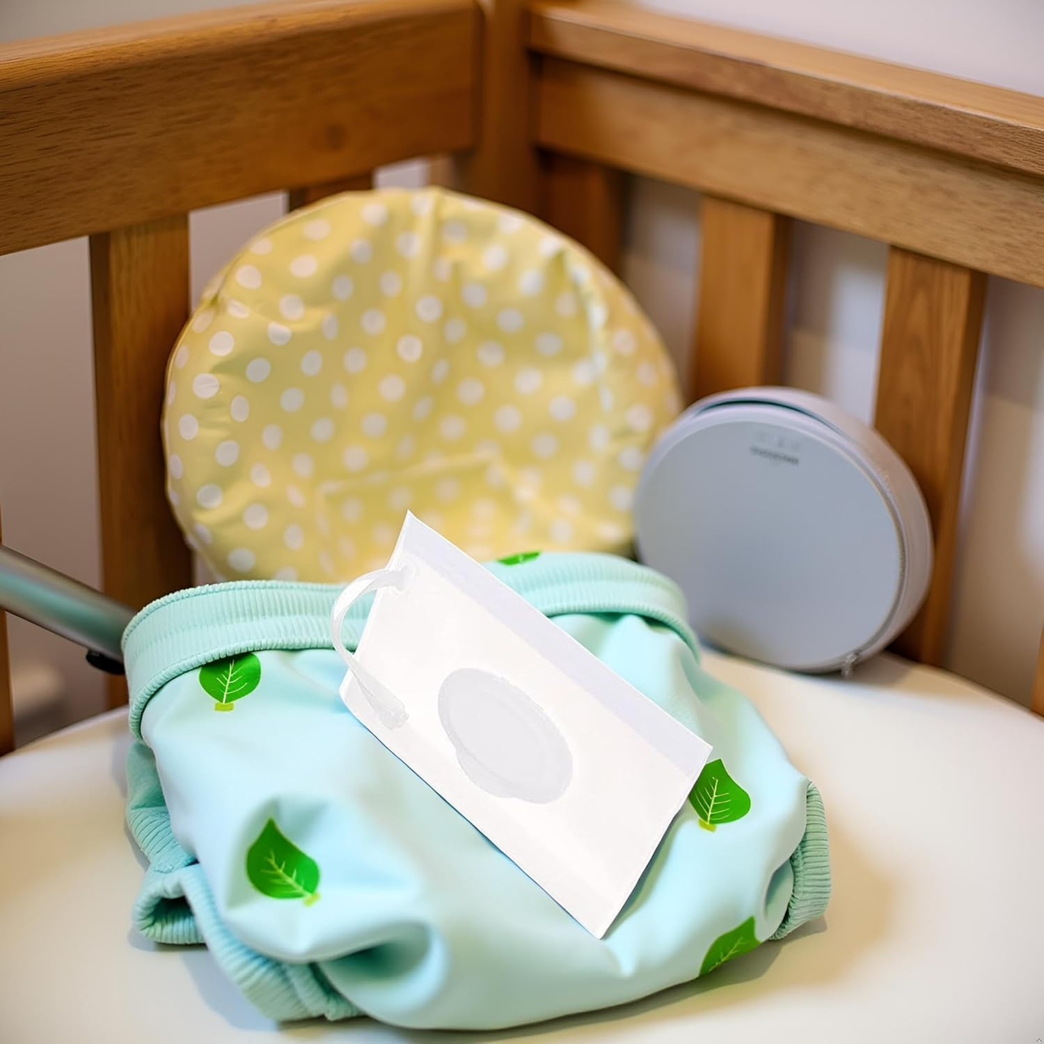 Baby Wipe Dispenser, Portable Refillable Wipe Holder, Reusable Lightweight Wipes Container Case Holder for Travel Wet Wipe Pouch Diaper Wipe Holders image number 2