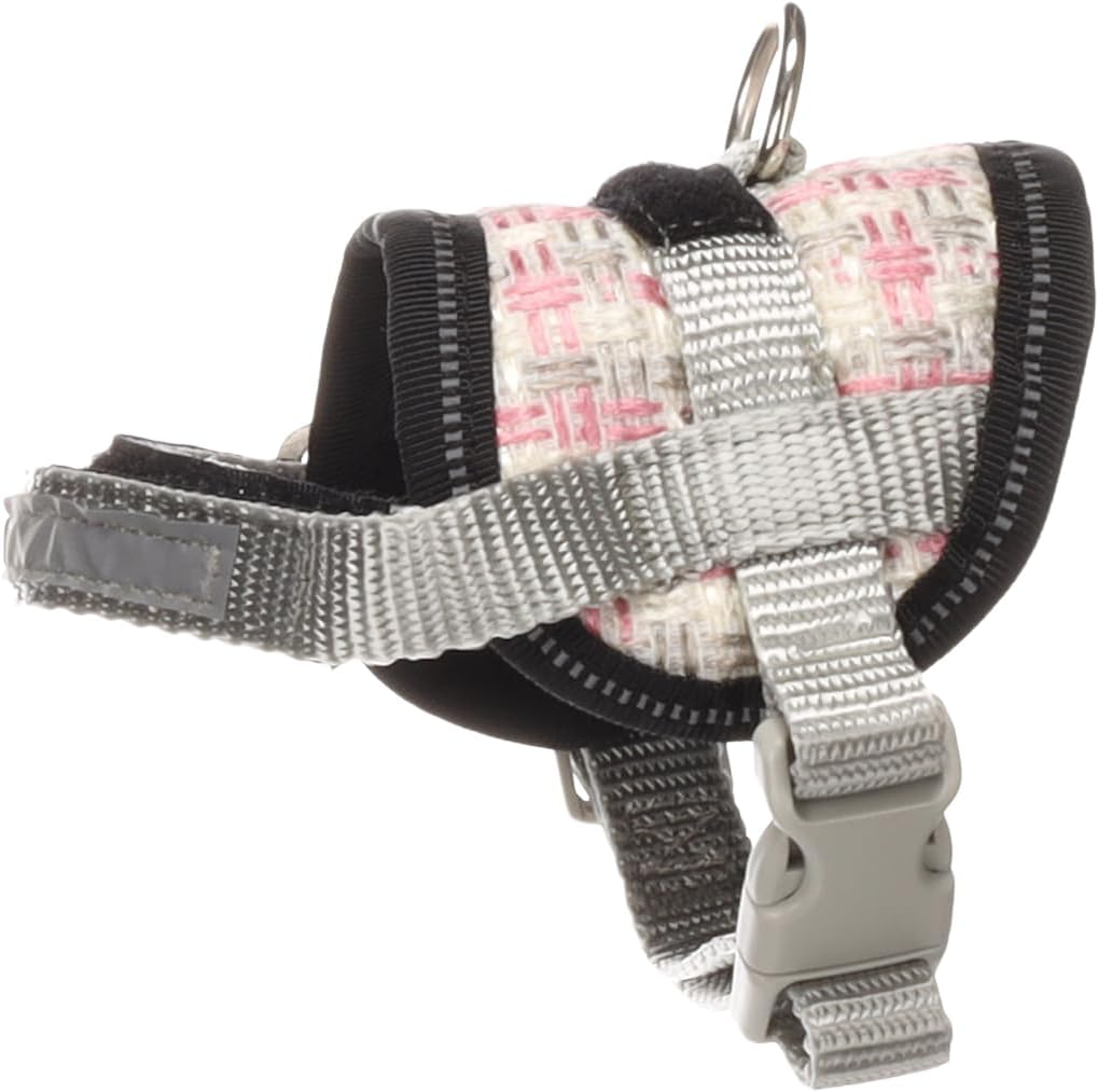 Flamingo Eeny Meeny Dog Harness Grey & Pink XS 14-22 Cm 26-35 Cm 7.5 Cm 15 Mm image number 4