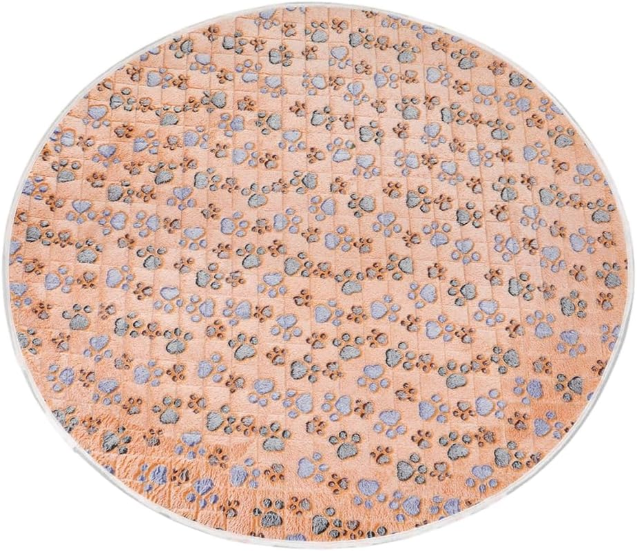 AIMALL 1 round Waterproof Dog Pad Non-Slip Breathable Machine Washable Pet Pad for All Seasons Sizes 13.7 to 29.5 Inches