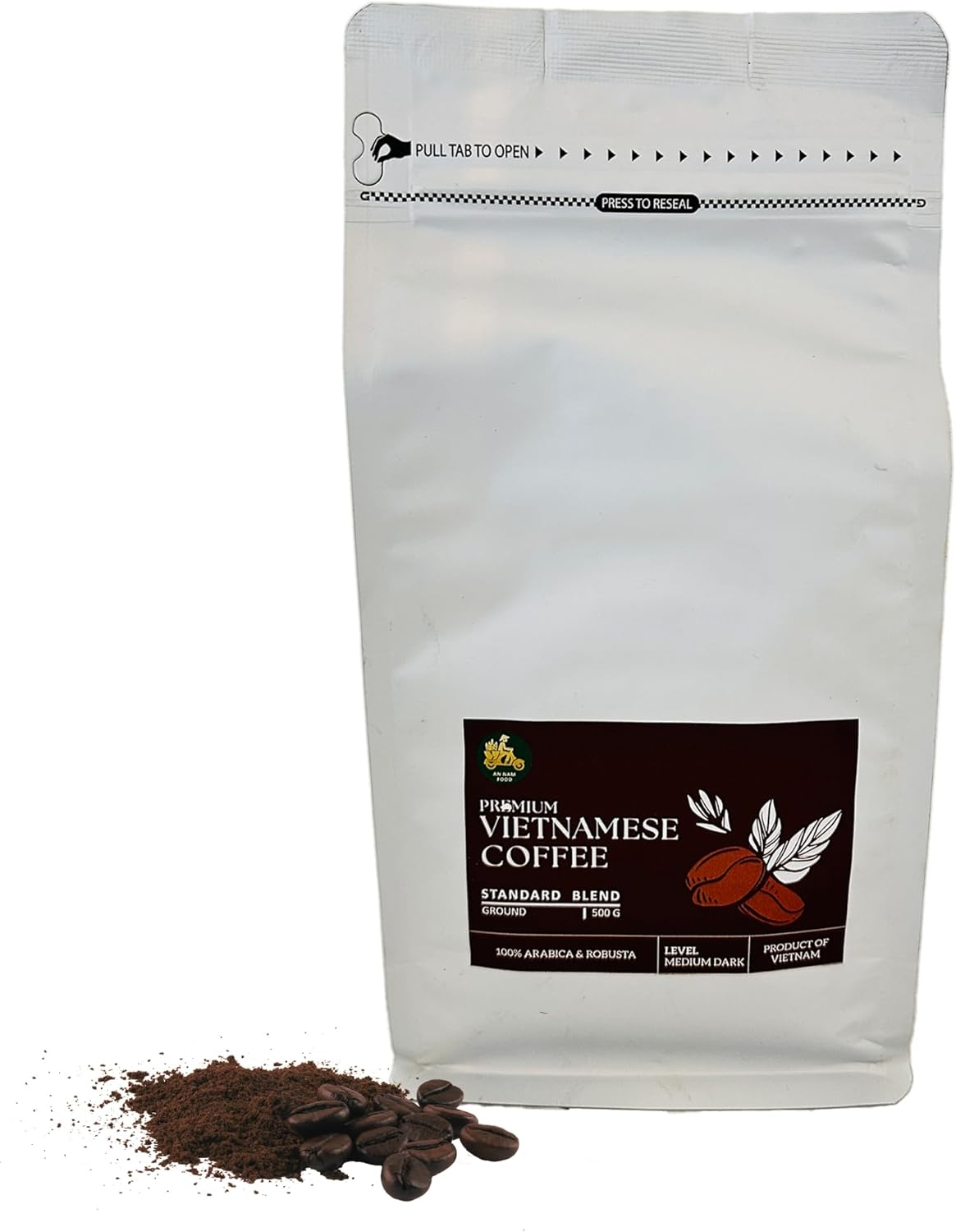 Vietnamese Standard Blend Coffee - Ground - 1Kg, Authentic Vietnamese Blend for Bold, Aromatic Coffee Lovers image number 6
