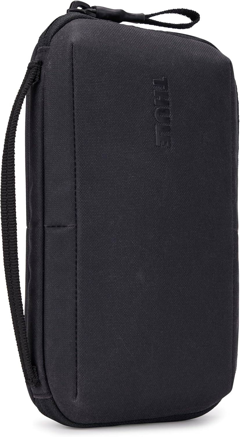 Thule Aion Travel Organizer - 2-In-1 Pouch Includes Travel Wallet and Electronics Bag - RFID Blocking Zipper Pouch - Internal Pockets to Stay Organized - 100% Recycled Waxed Pfc-Free Fabric