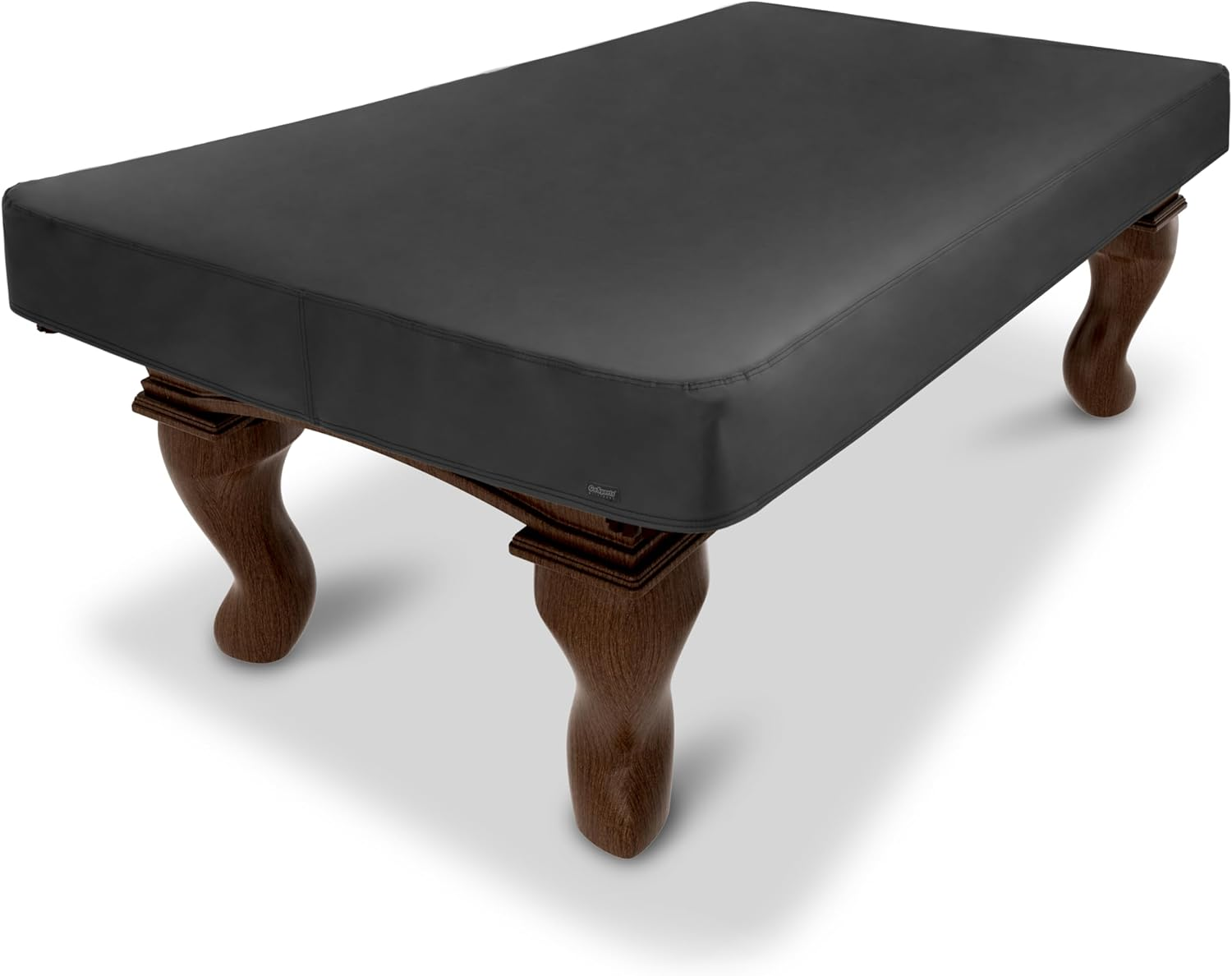 Gosports 7 Ft Premium Leatherette Pool Table Cover - Waterproof & Tearproof - Heavy Duty Indoor & Outdoor Billiard Table Cover - Black