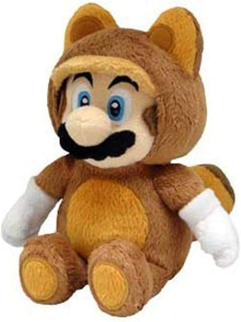 Little Buddy Toys Little Buddy Official Super Mario Plush Raccoon Tanooki Mario, 9-Inch