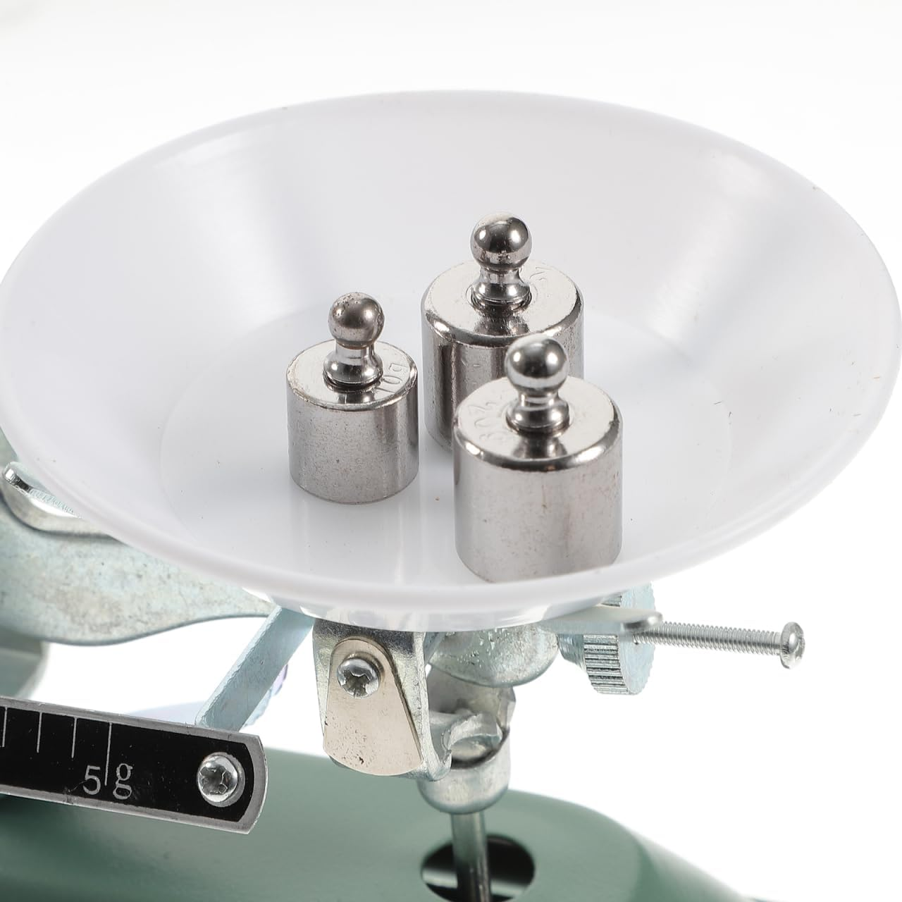 Triple Beam Balance Scale with Weights and Tweezers, 200G/0.2G Precision, Aluminum Alloy, for Kids Science Experiments, Classroom Teaching Tool, Multi-Color image number 4