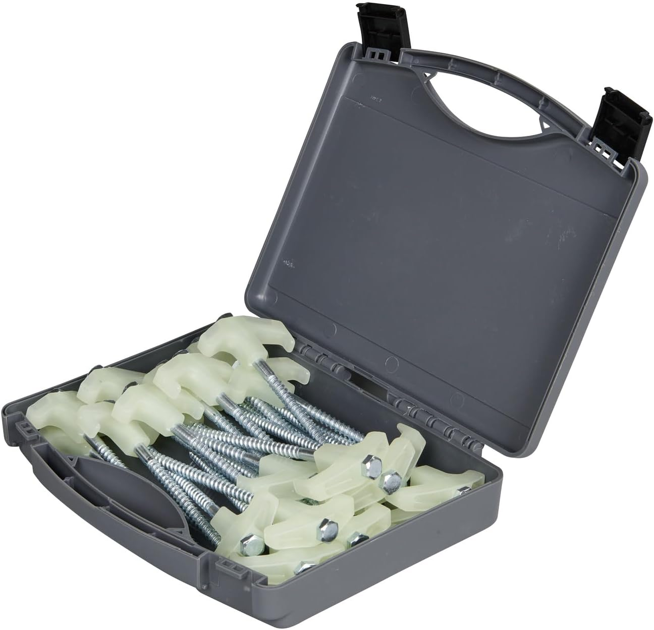 Oztrail Screw-In Tent PEG Set 25 Piece Glow in the Dark image number 4