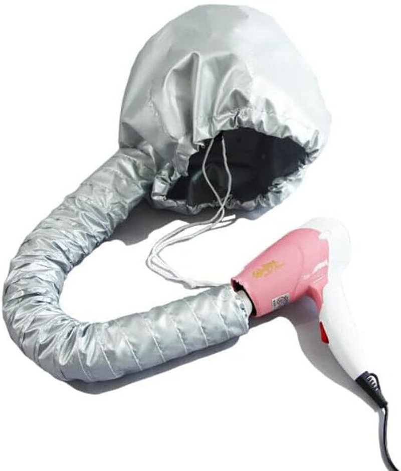 Bonnet Hair Drying Cap Hat Hood Soft Womens Blow Dryer Hairdressing Tool Home, Ideal for Deep Conditioning and Heat Treatments, 10.2X16.9 In