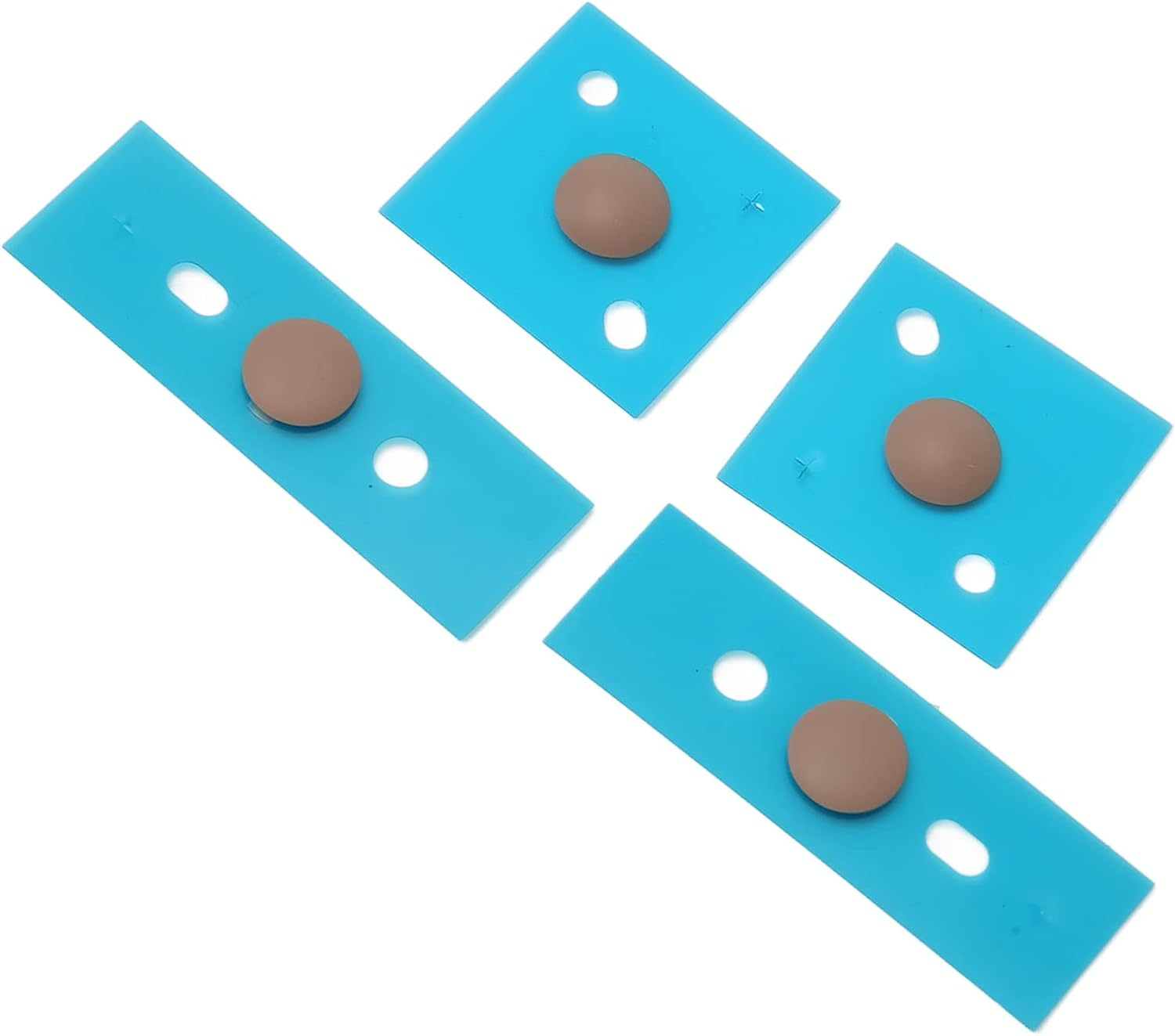 Laptop Bottom Case Feet, anti Slip round Dot Laptop Foot Pads with Installation Tools Kit for Laptop 3Rd, 4Th and 5Th Generation (Rose Gold)