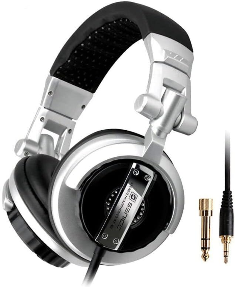 ST-80 Wired Stereo Headset Ergonomic Recording DJ Studio Monitor Headphone with 3.5Mm Plug 50Mm Driver Unit image number 4