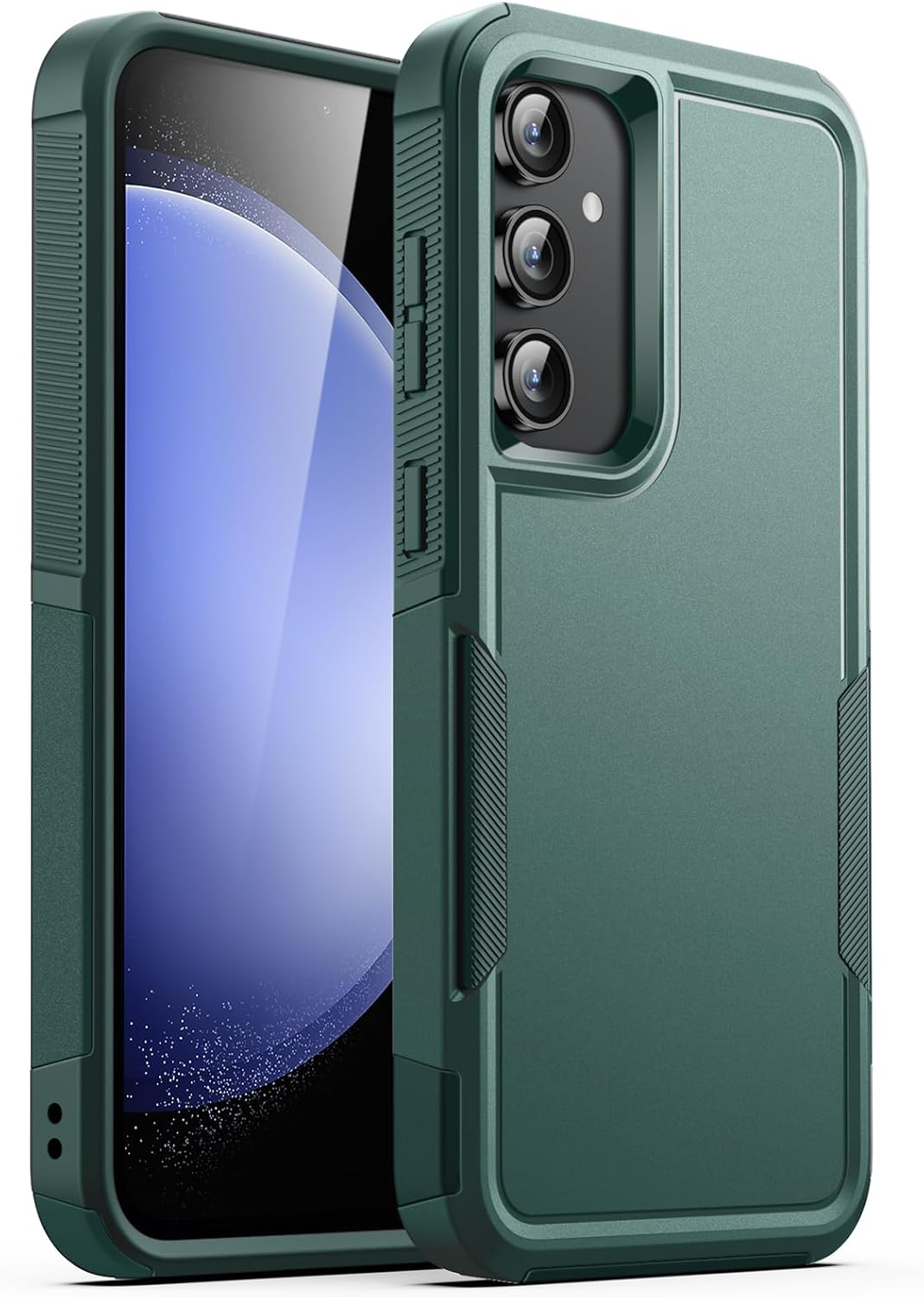 Jetech Case for Samsung Galaxy S23 FE 6.4-Inch, Heavy Duty Dual-Layer Protection, Rugged Tough Shockproof Phone Cover with Matte Design (Black)