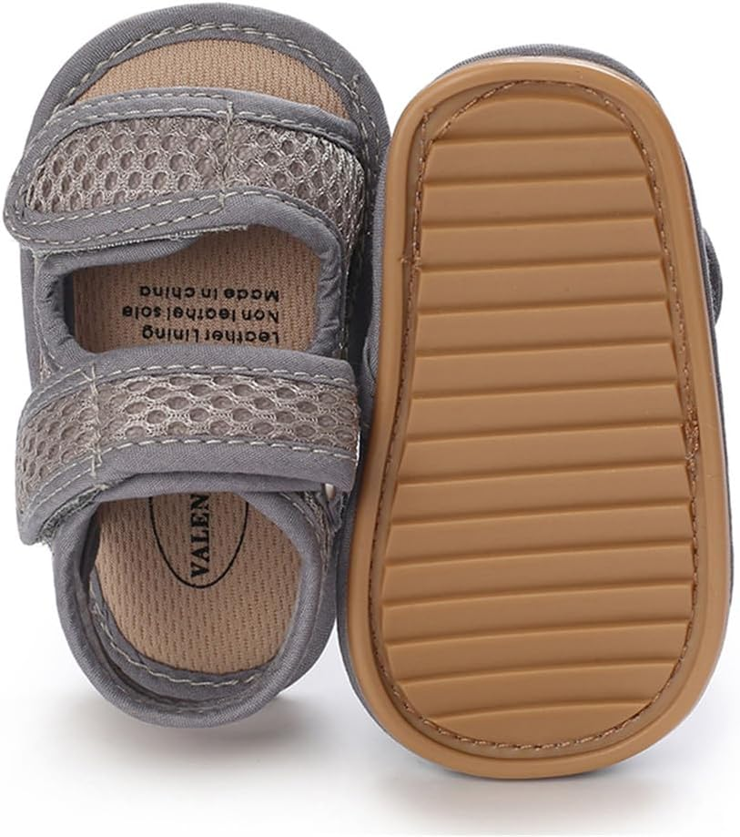Lafegen Infant Baby Boys Girls Summer Sandals Anti-Slip Rubber Sole First Walkers Crib Shoes