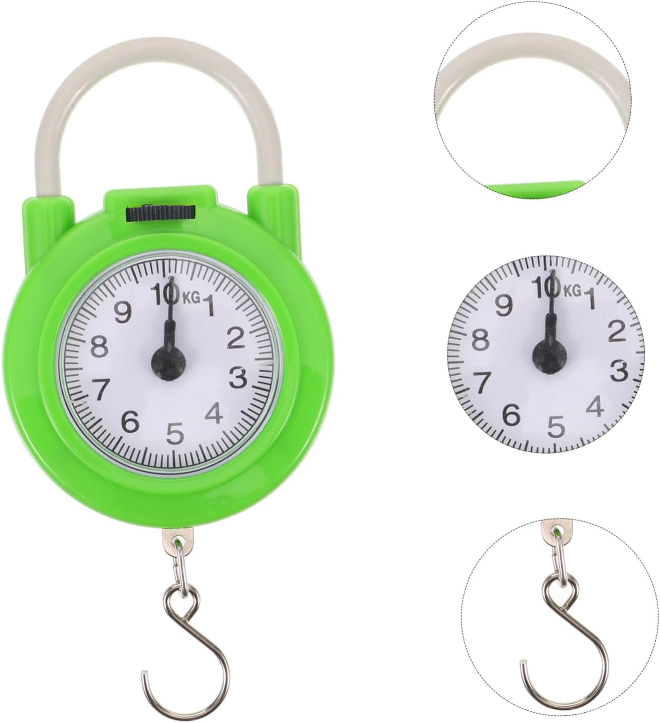 CIYODO Portable Spring Scale Small Manual Luggage Scale for Travel Hook for Checking Hand Luggage Weight image number 5