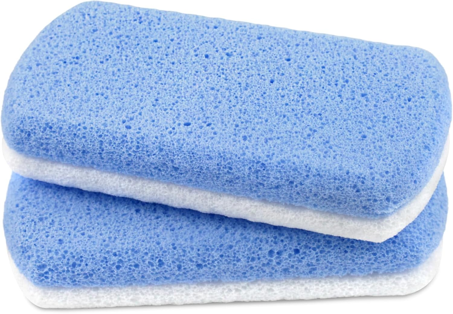 Durable Callus Remover & Dual-Sided Foot Scrubber for Exfoliation and Pedicure ，2-Pack Glass Pumice Stones image number 5