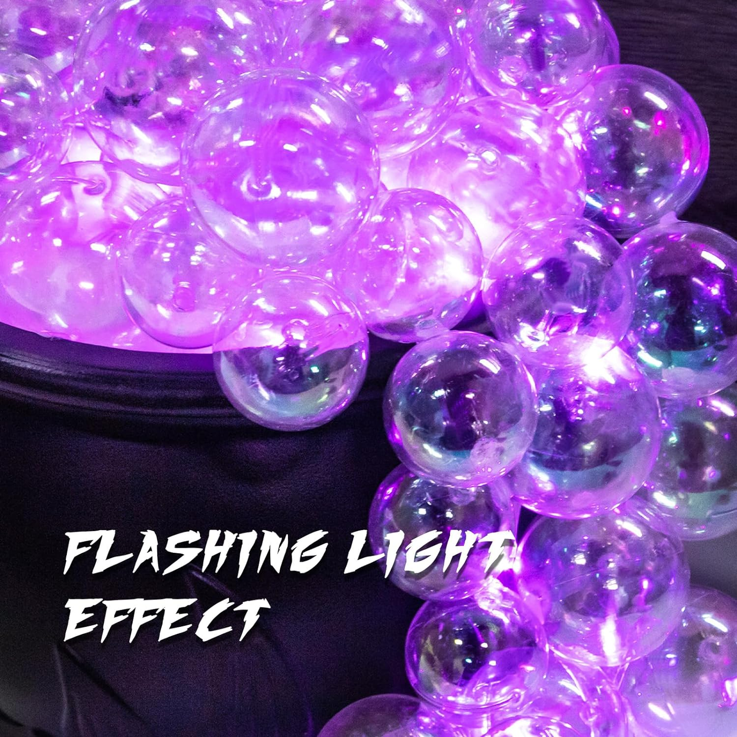 ORIENTAL CHERRY Halloween Decorations Indoor - DIY Bubbling Cauldron Set - Black Plastic Bowl Hocus Pocus Party Decoration - Spooky Vintage Decor for Home Kitchen Room Party Table