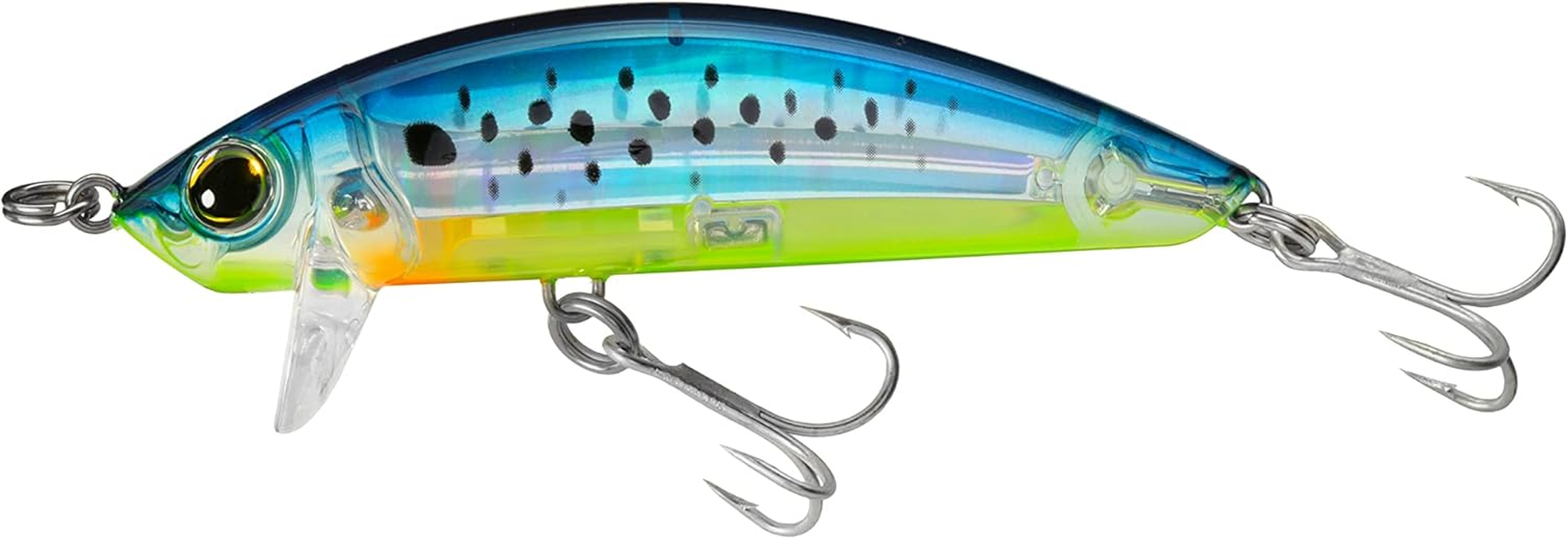 Yo-Zuri R1215-MDG: 3D Inshore Surface Minnow (F) 90Mm 3-1/2", Mardi Gras