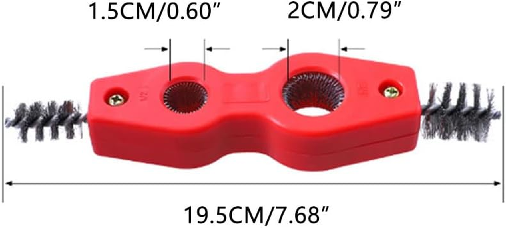 Pipe Cleaner, 4 In1 Copper Pipes Double Head Cleaner Brush Deburrer & Rust Brush image number 3