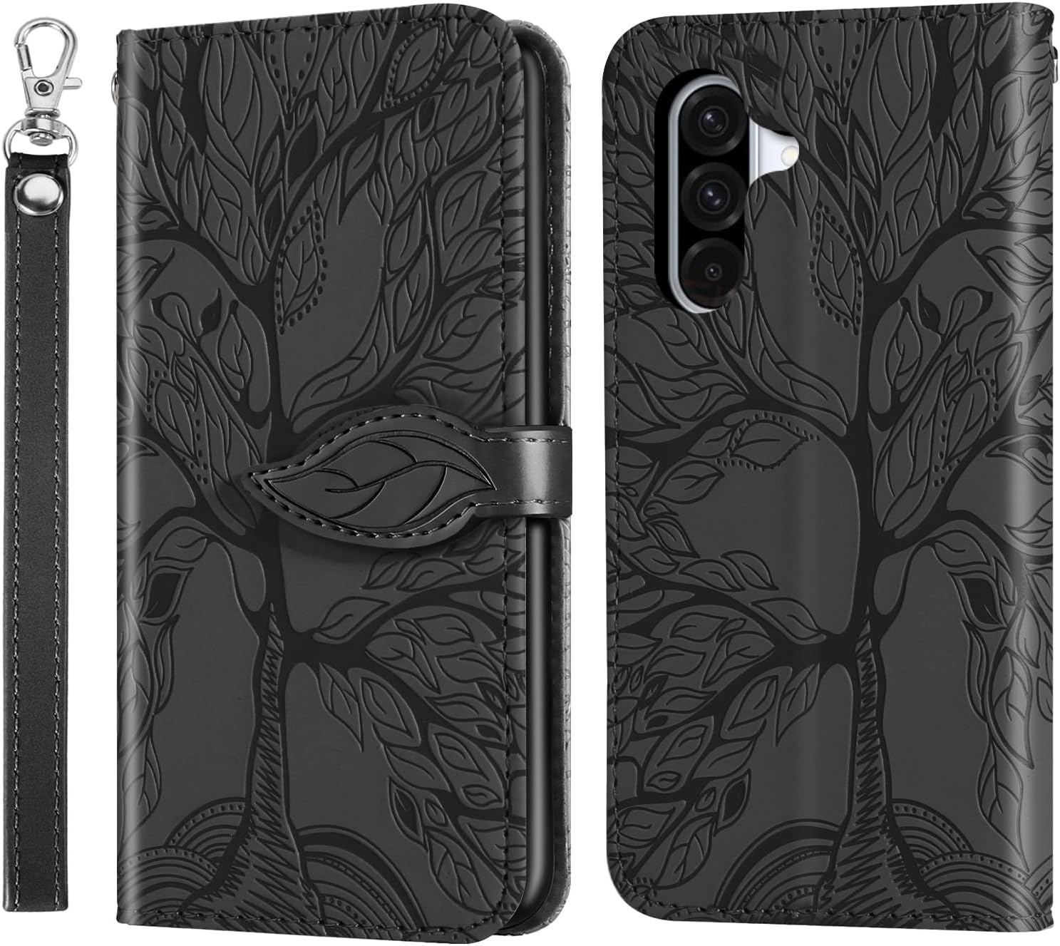 CXTCASE for Samsung Galaxy A56 5G Case PU Leather Folio Flip Cover with Card Slots, Magnetic Wallet Phone Case for Samsung Galaxy A56 5G - Blue