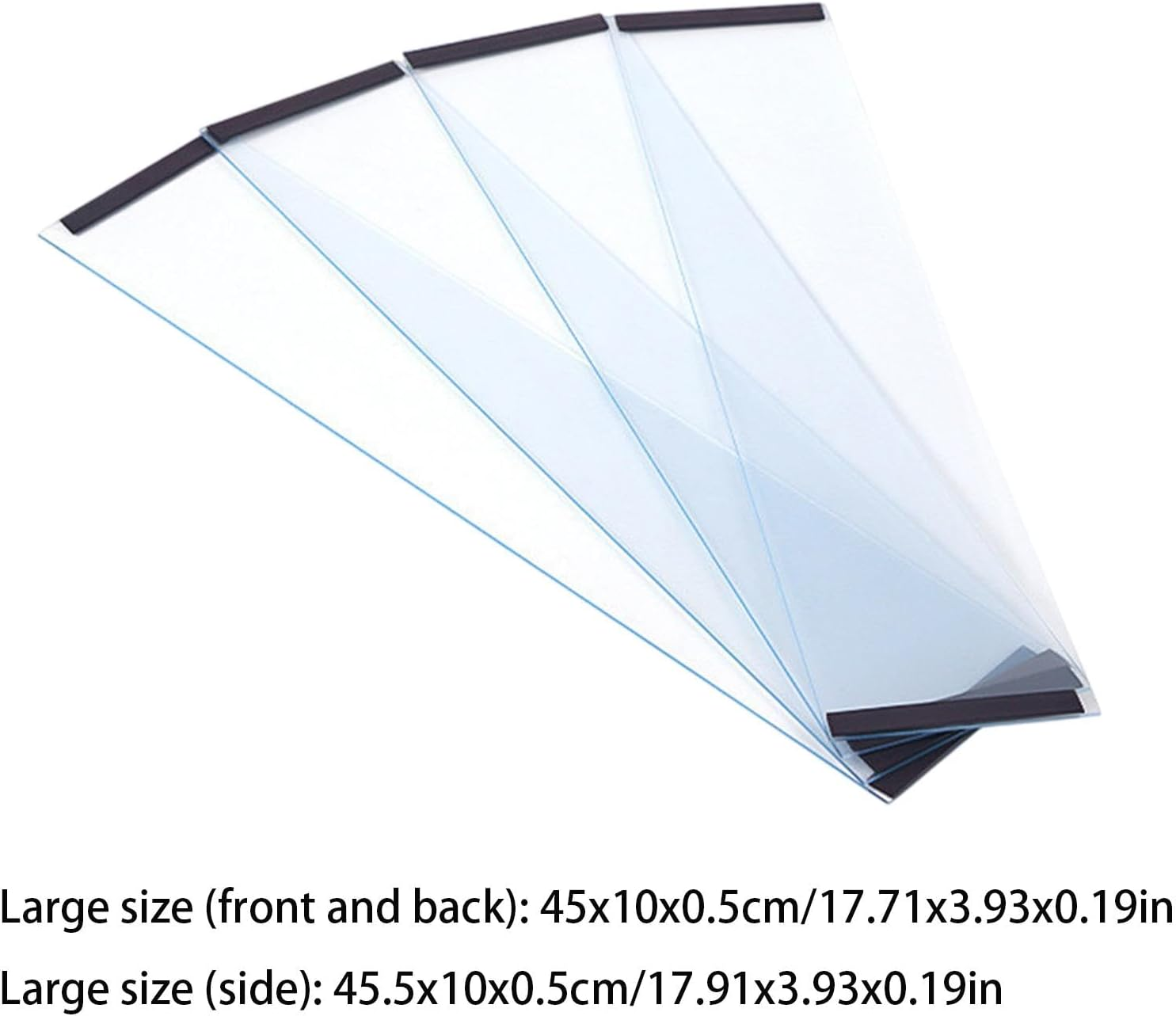 Bird Cage Deflector - 4Pcs Bird Cage Seed Catcher | Clear Squirrel Baffle | Bird Cage Splash Guard Cover image number 3