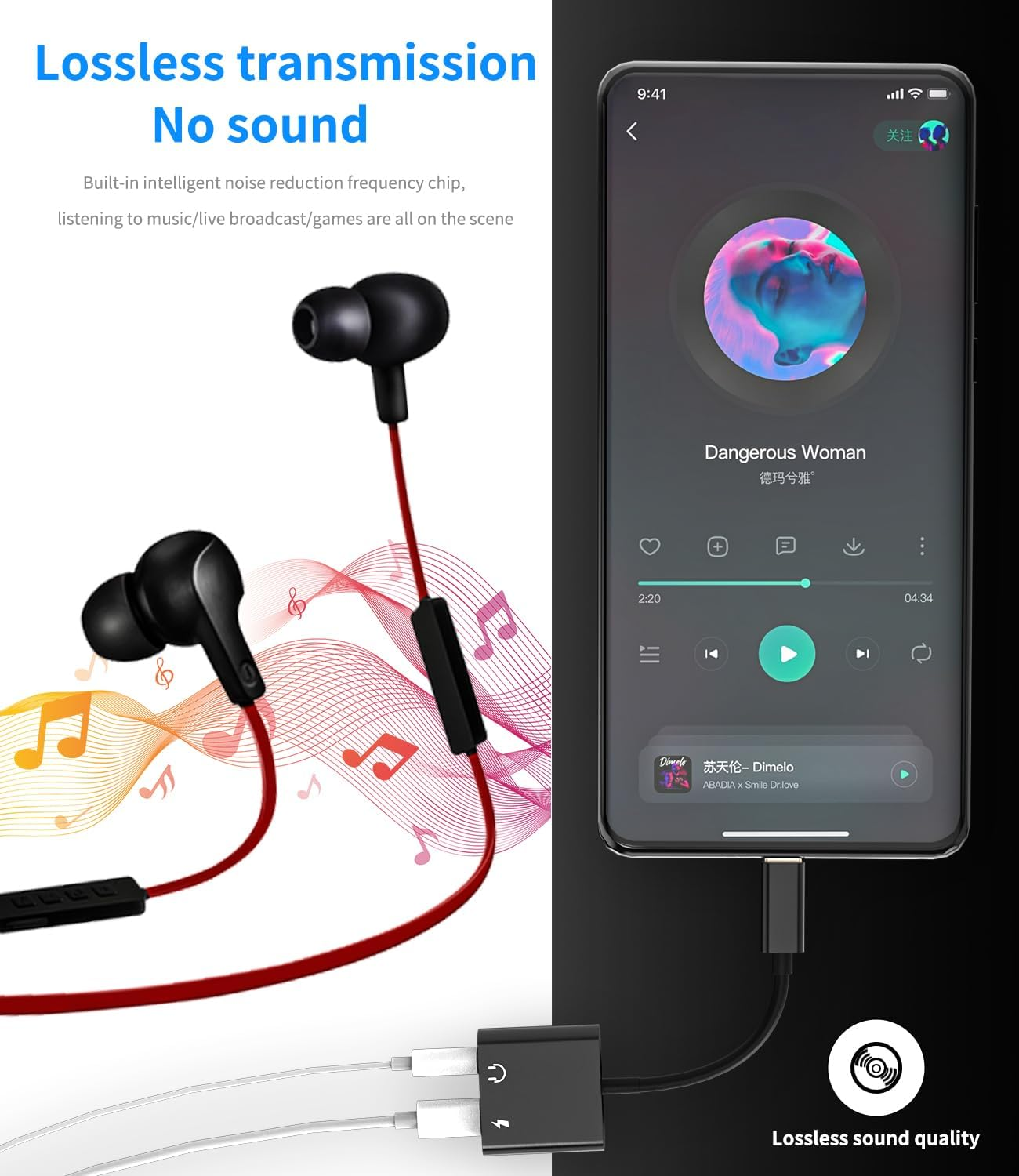 USB-C to 3.5Mm Headphone Dongle(2In1) DAC Type C AUX Jack Splitter Audio Charger Adapter Accessories Cord for Compatible for Samsung Galaxy S22 S23 Ultra LG Pixel Ipad Pro Air4 Cjj-Tp-Jsxhz-3.5+Tp