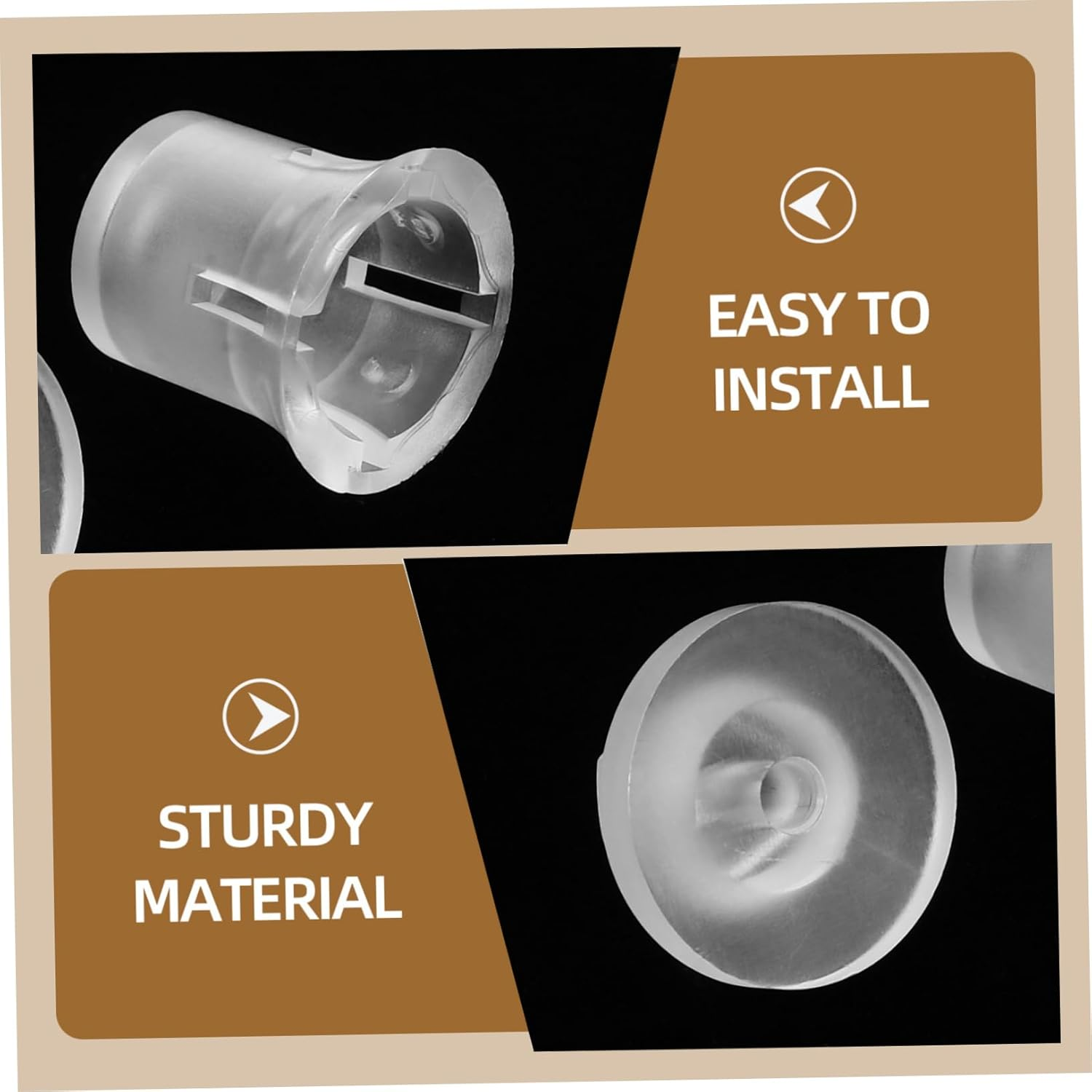 Gadpiparty 10Set Advertising Nails Acrylic Invisible Mounting Hardware for Glass Mirrors Decorative Sofa Wall Decoration Furniture Accessory image number 4