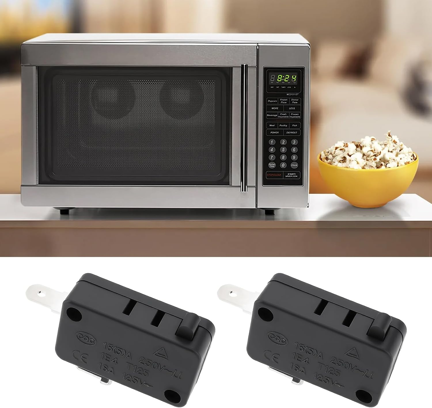 Emagtech 5Pcs Micro Switches Replace HK-14 16(5) a 250VAC Multiple Applications image number 3