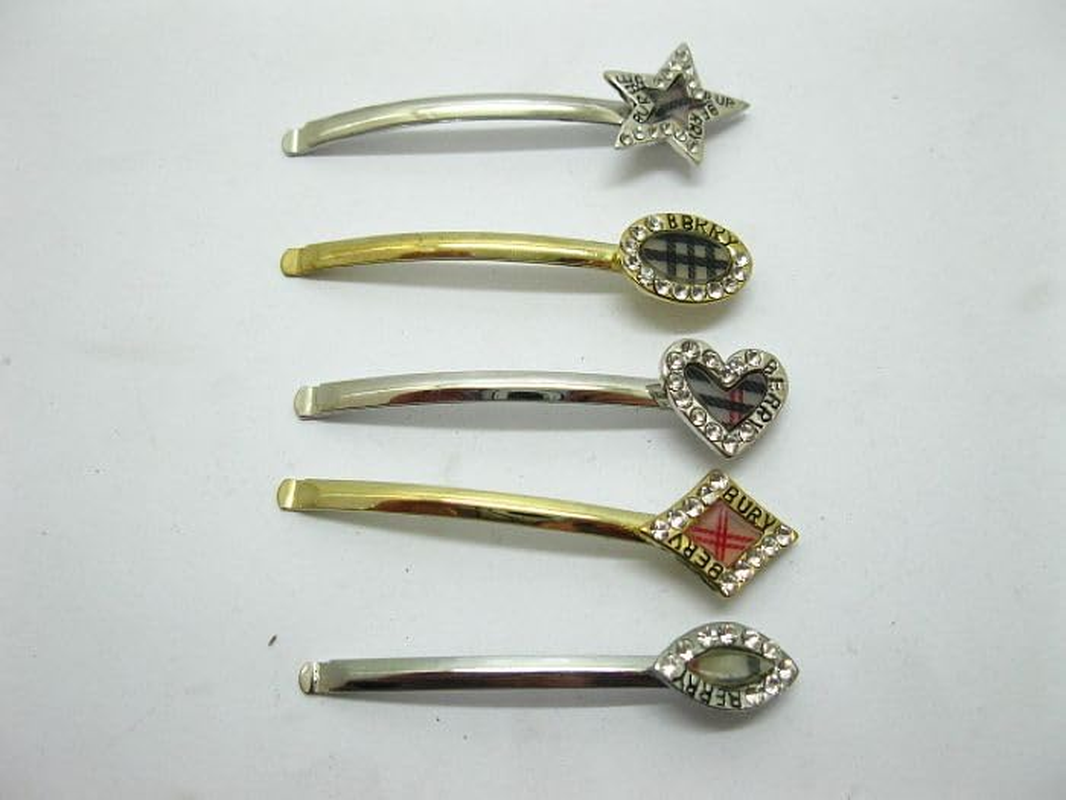 2X12 Pairs New Metal Hair Clips Barrettes image number 1