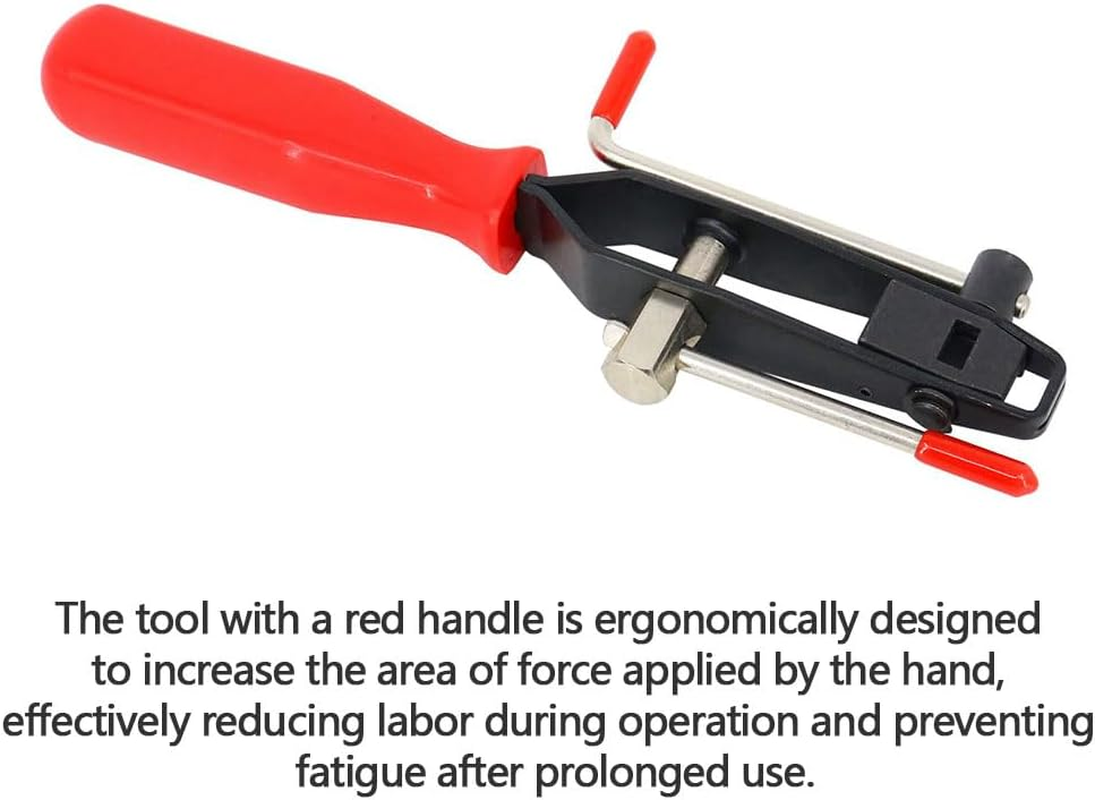 HYAVIA 10-Piece Clamp Pliers with CV Boot Kit Ear Tie Crimping Tool Stainless Steel Adjustable Hose Banding Pliers Automotive Axle Joint Clamp Tool for Car Repair