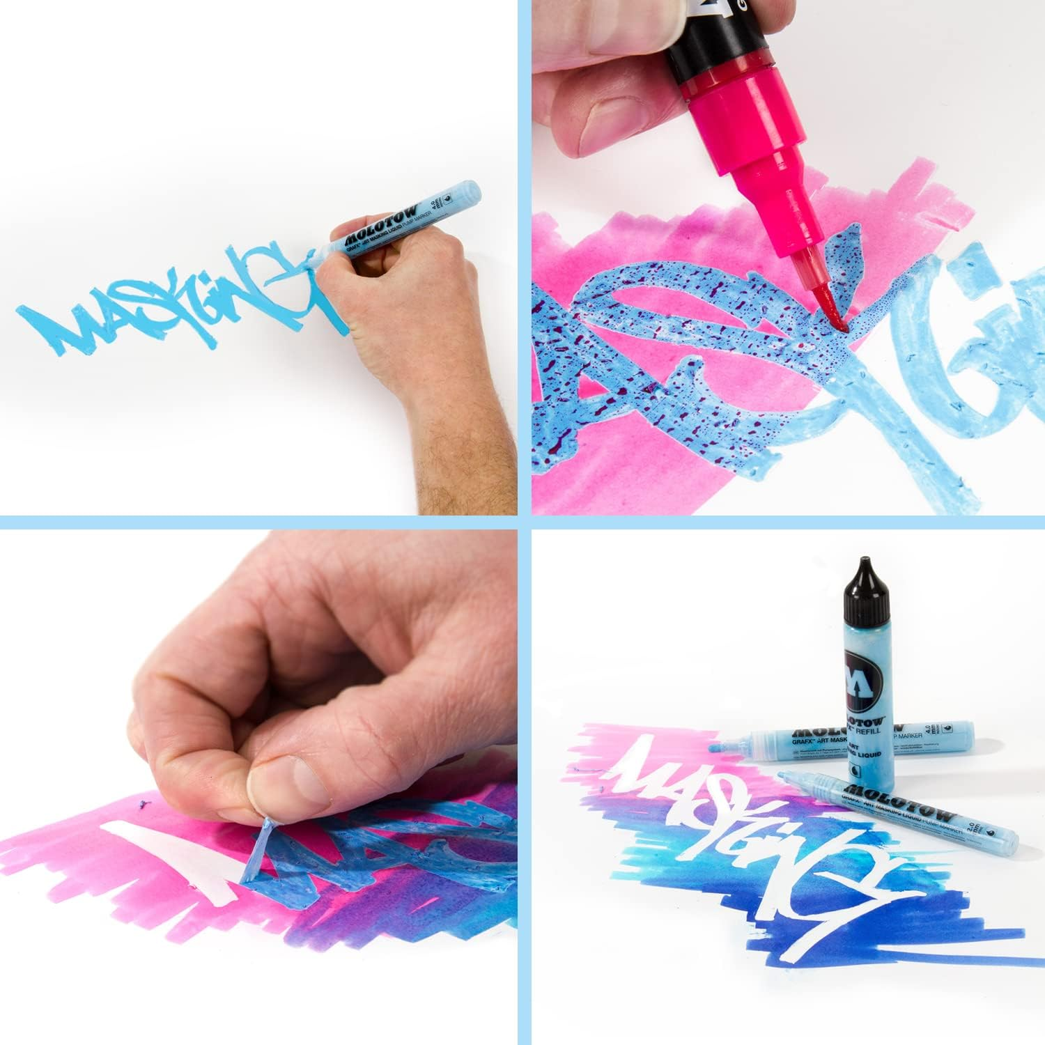 Molotow Masking Liquid Pump Marker (2 Mm) image number 3