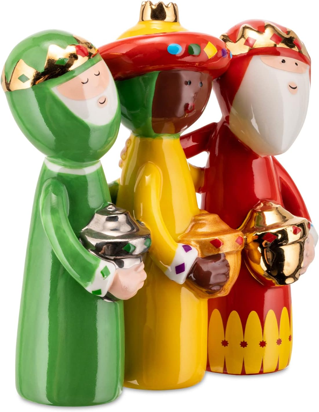 Alessi Uno, Due, TRE Re Magi Figurine, 10Cm/3.94", Multicolor image number 3