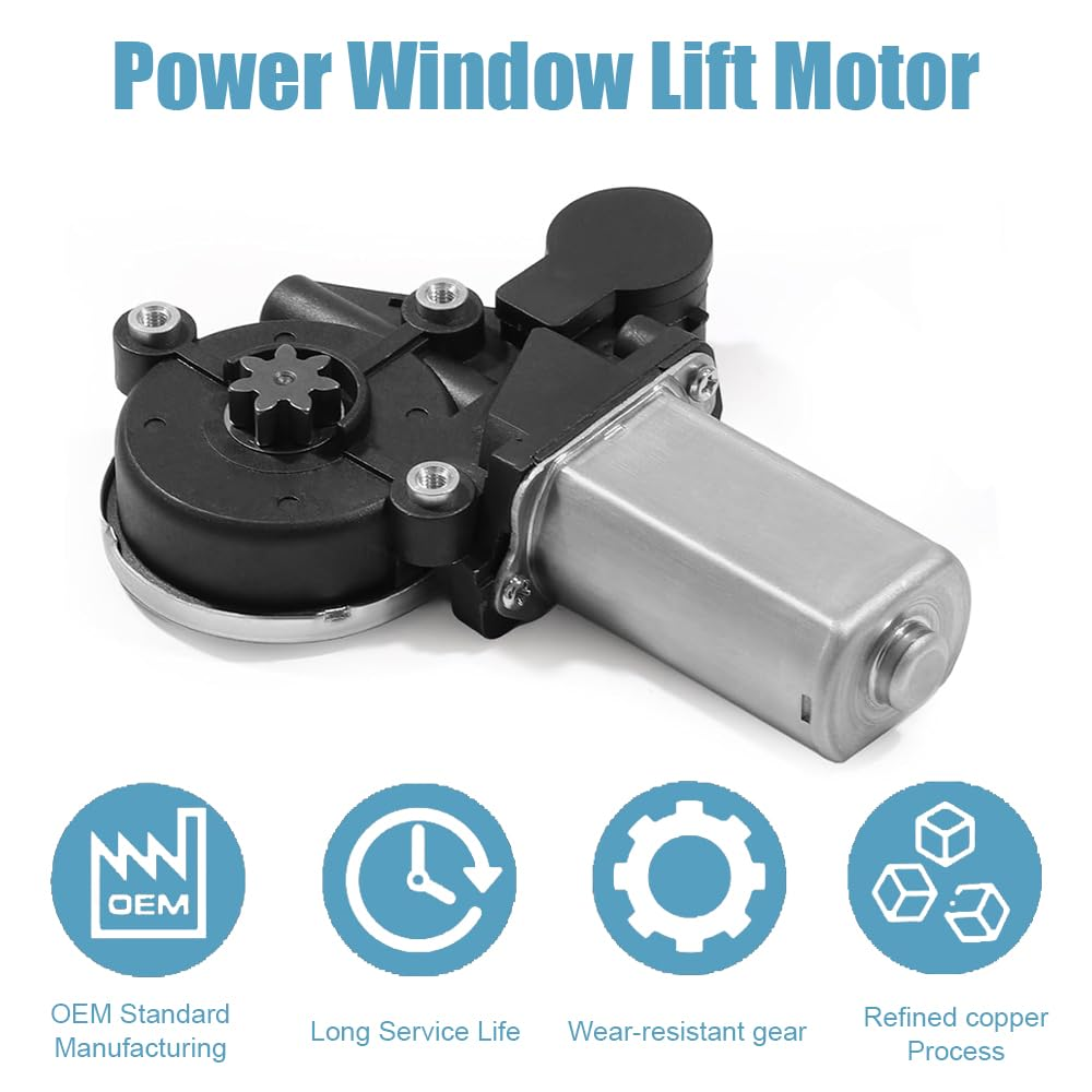 Front Left Side Power Window Lift Motor, Replace# 85720-12300, 85720-32160, 4710011,Compatible with Toyota Camry 2002-2006, Highlander 2001-2007,RAV4 2001-2005 & Scion Xa 2004-2006 image number 4