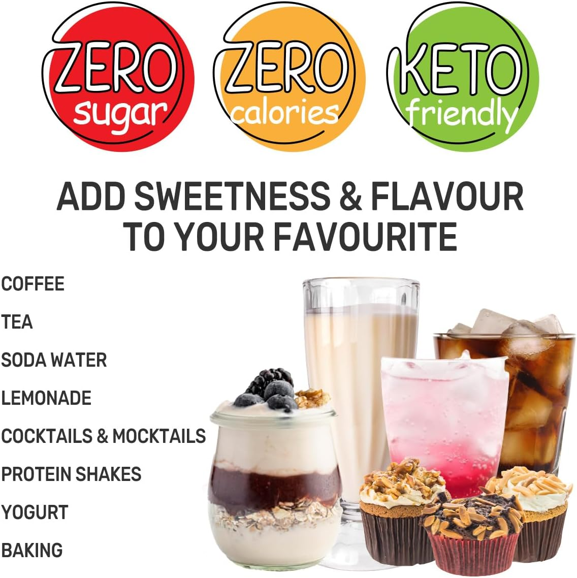 Zerup Zero Sugar Root Beer / Sarsaparilla Flavoured Syrup 1L Bottles, Sugar Free Syrup, Root Beer / Sarsaparilla Flavour Drink Mix, Low Calorie Flavourings for Milk Shakes, Cocktails, Teas, Gluten Free, Keto Friendly, Halal image number 1