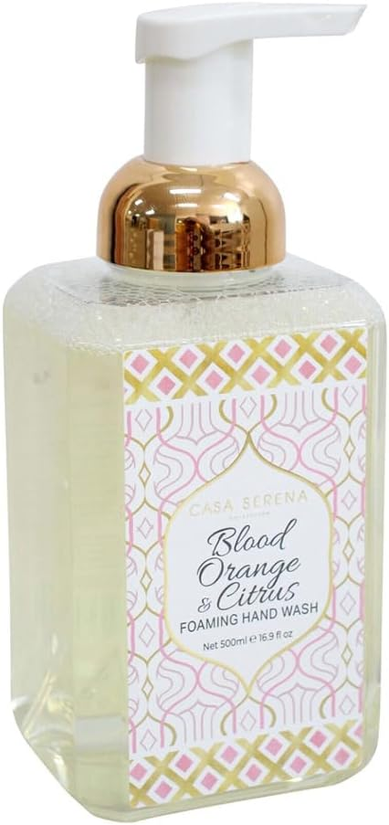 Casa Serena 500Ml Foaming Hand Wash Liquid Fragranced Soap Blood Orange & Citrus image number 1
