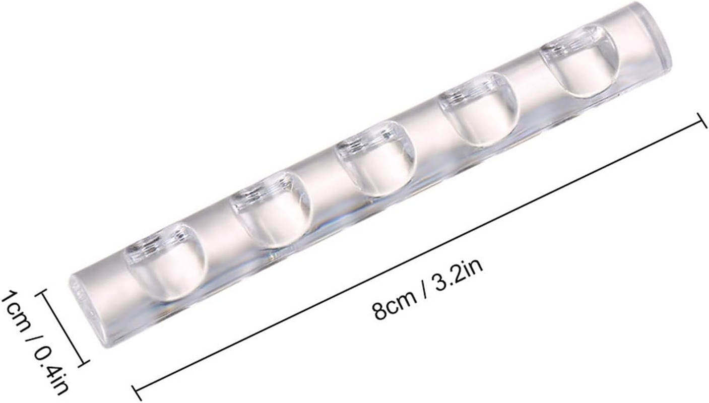 Xinyee Nail Brush Rack 5 Grids Acrylic Painting Pen Holder Nail Art Tool Manicure Penholder Rack Stand Holder image number 1