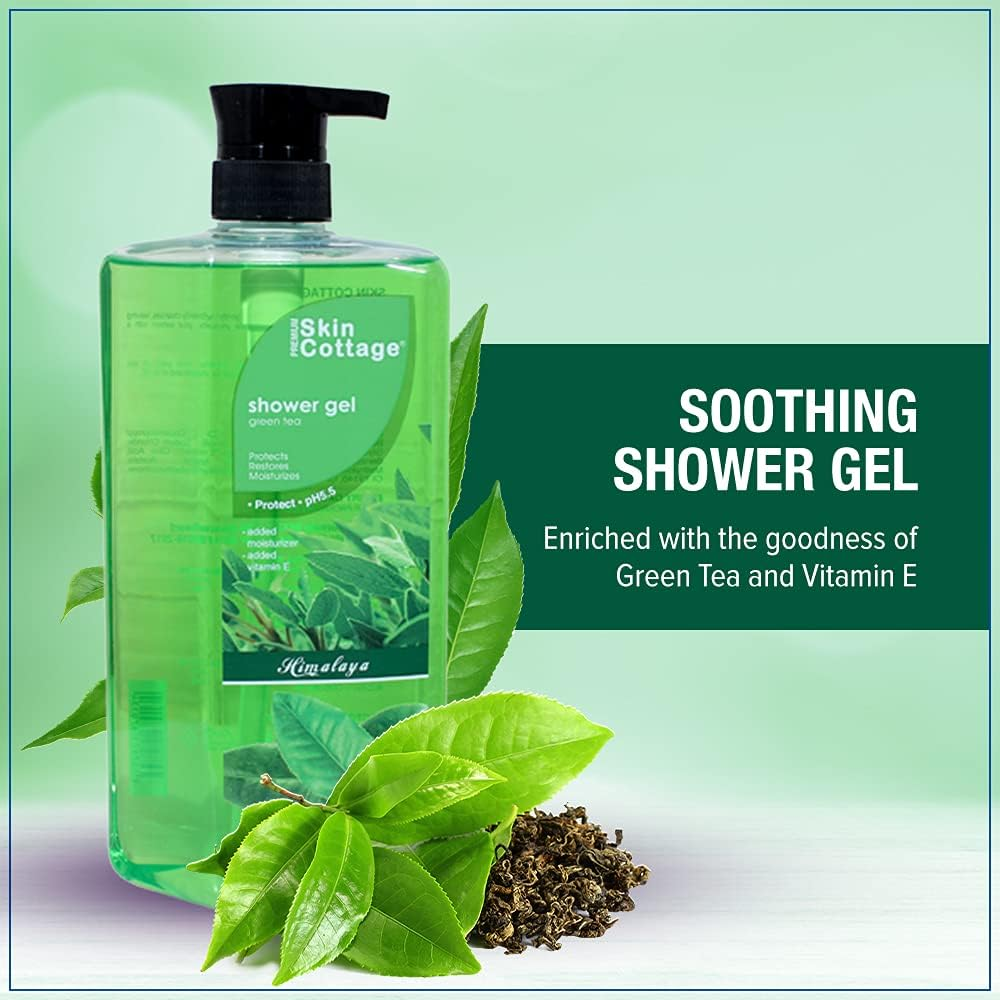 Skin Cottage - Shower Gel - Green Tea 1000Ml image number 4