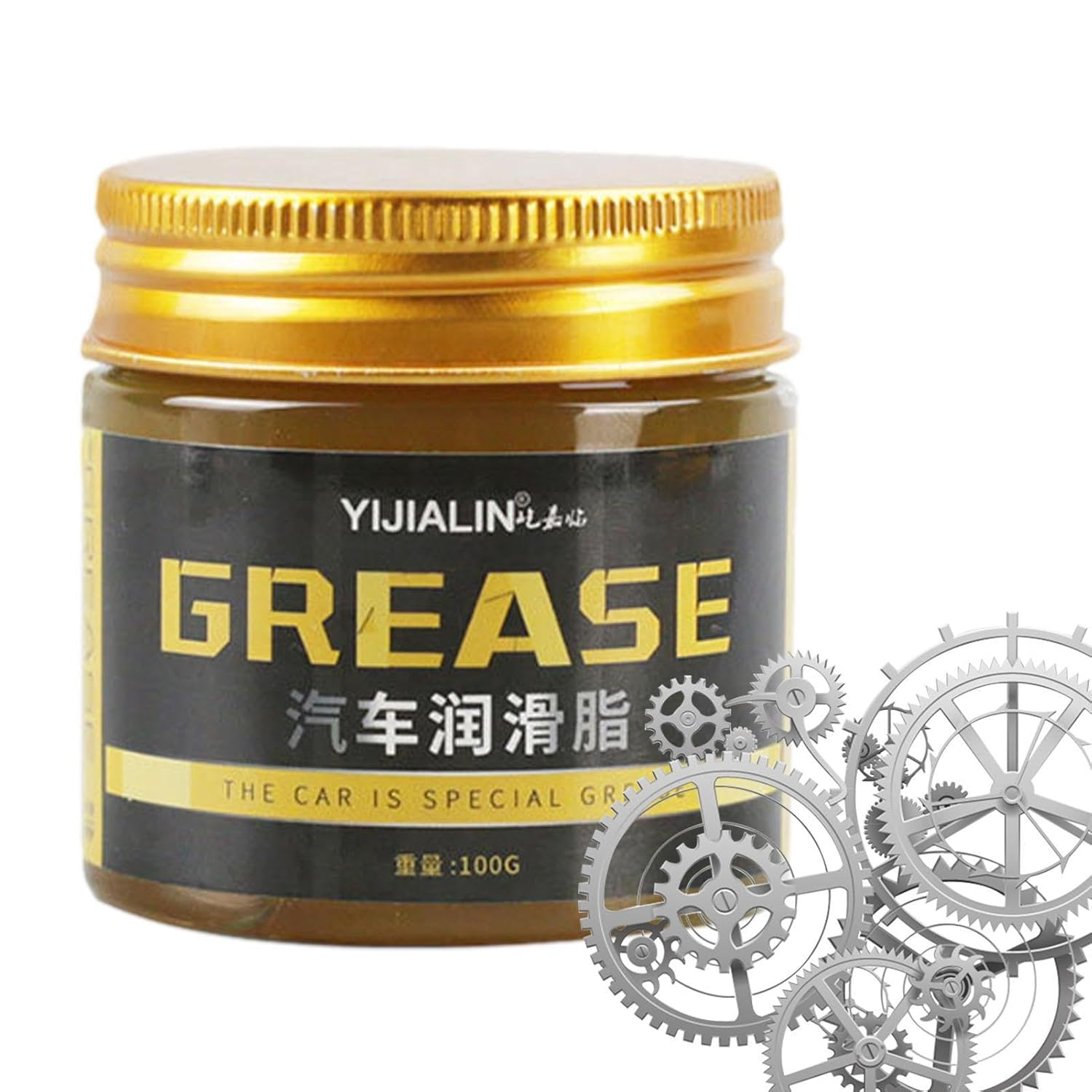 Marine Wheel Bearing Grease - 100G Mechanical Bearing Gear Lubricating Grease,Wear Resistant High Temp Wheel Bearing Grease for Vehicles, Tractors, Buses, Trucks image number 3