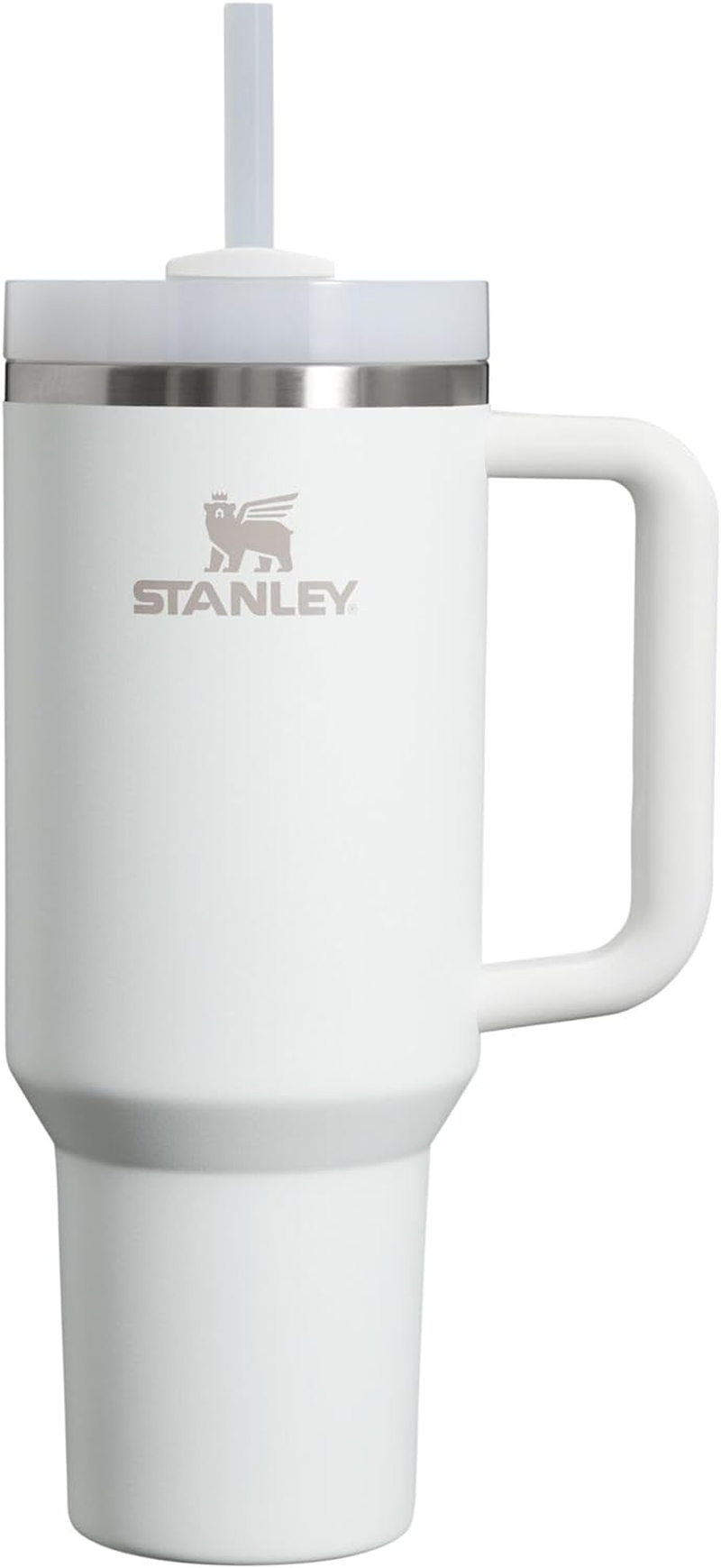 Stanley Quencher H2.0 Tumbler with Handle and Straw 40 Oz | Flowstate 3-Position Lid | Cup Holder Compatible for Travel | Insulated Stainless Steel Cup | Bpa-Free | Frost image number 4